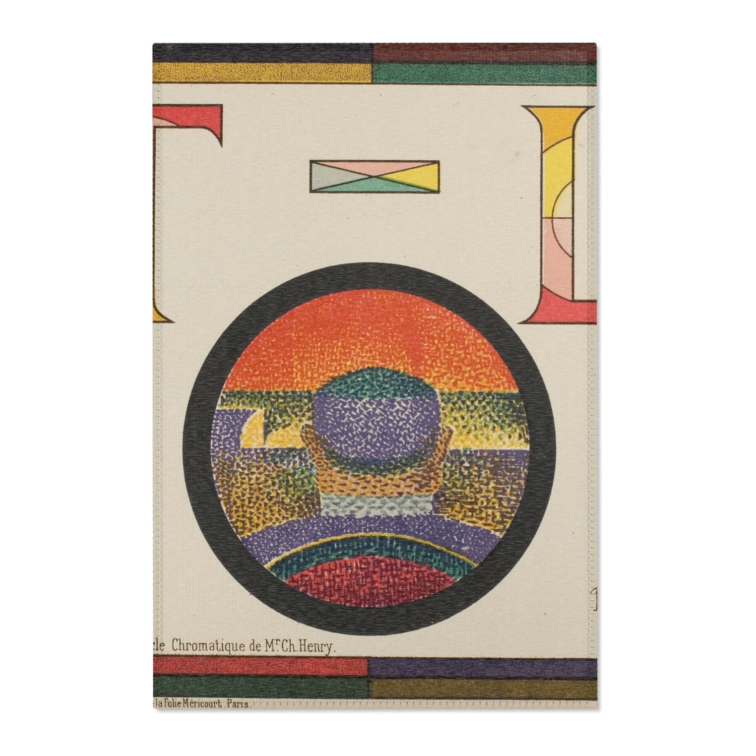 Chromatic Circle - Paul Signac Area Rug