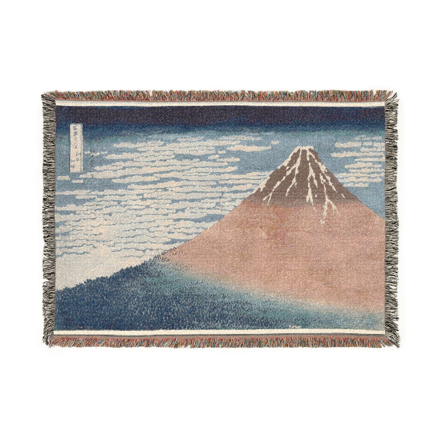 Red Fuji South Wind Clear Sky - Katsushika Hokusai Tapestry Blanket