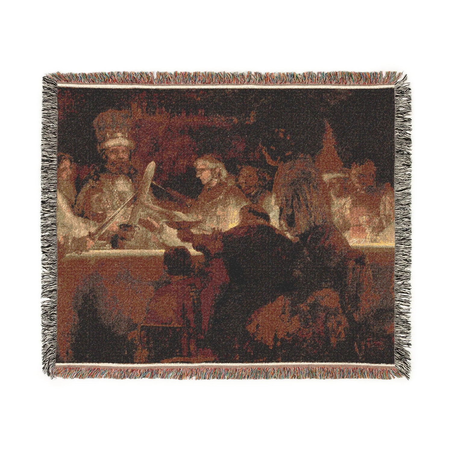 The Conspiracy of Claudius Civilis - Rembrandt van Rijn Tapestry Blanket