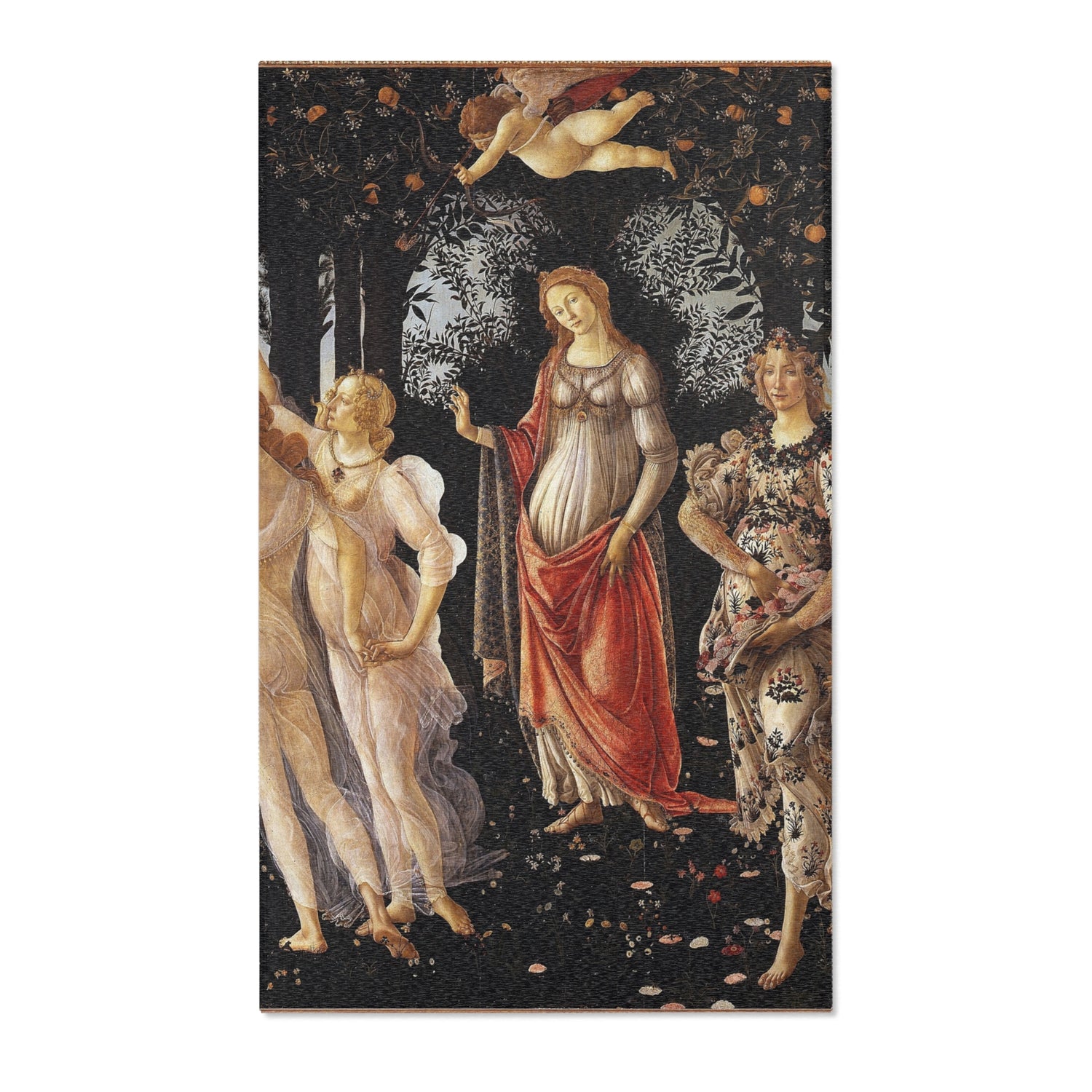 La Primavera - Sandro Botticelli Area Rug