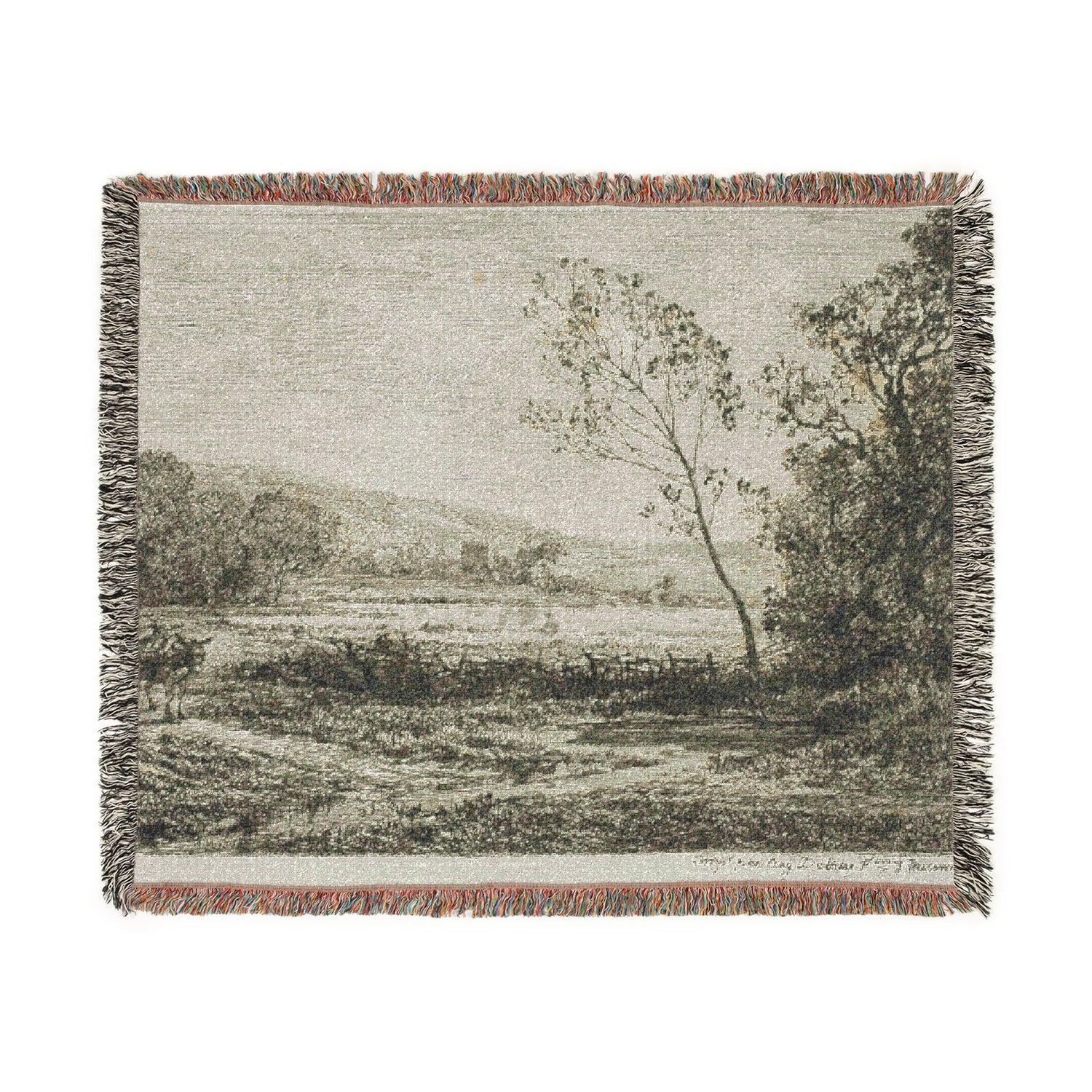 Autumn - Charles François Daubigny Tapestry Blanket