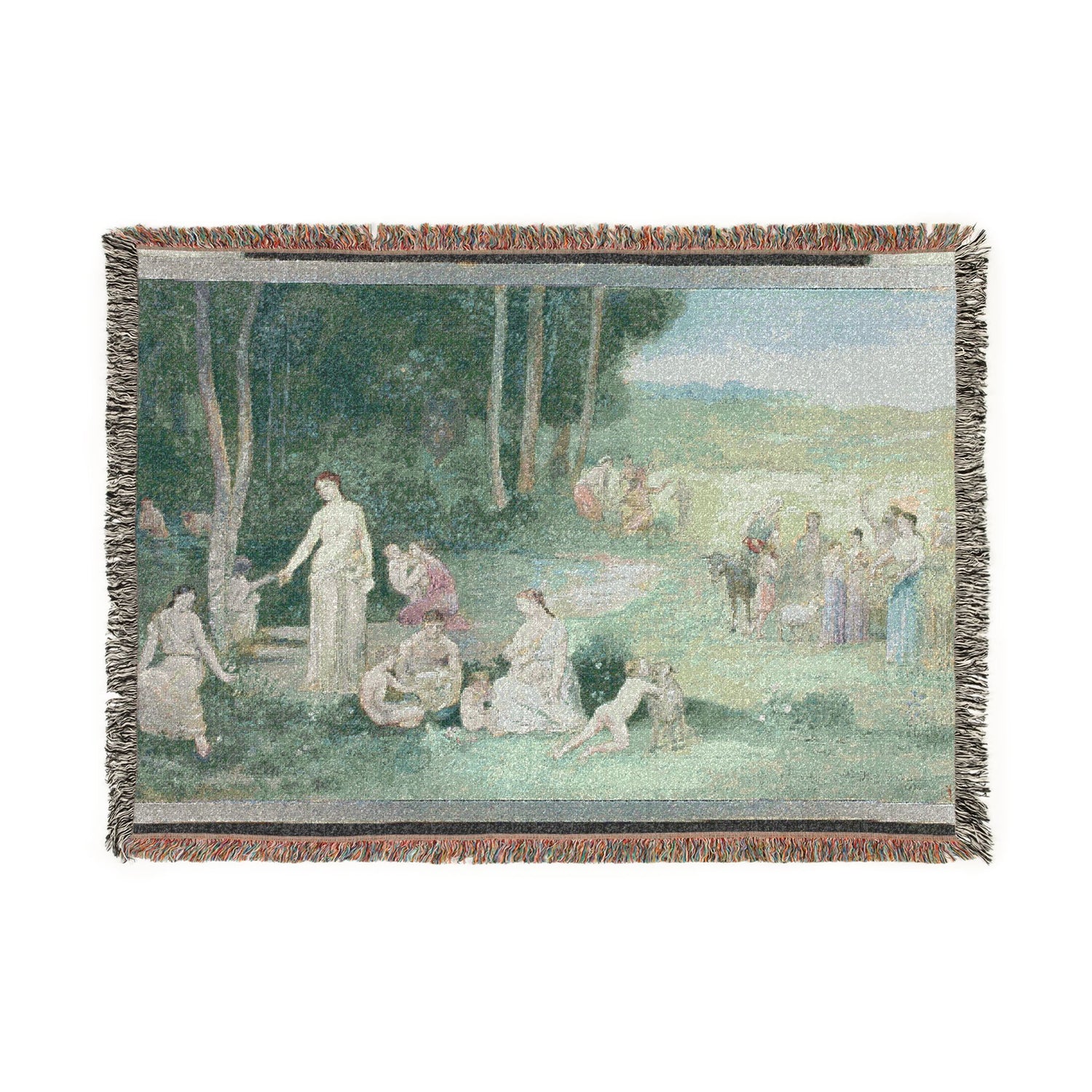 Summer - Pierre Puvis de Chavannes Tapestry Blanket