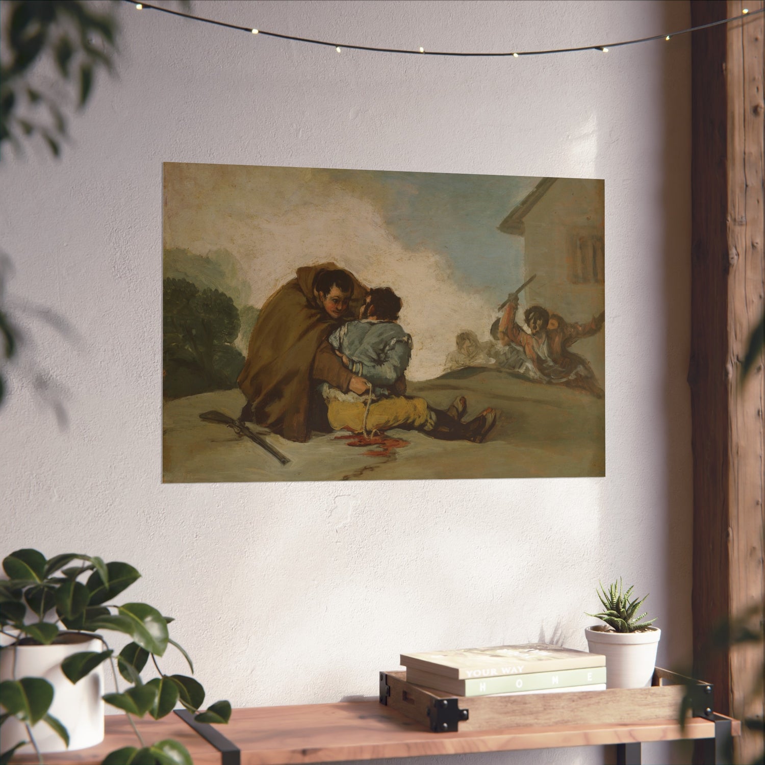 Friar Pedro Binds El Maragato - Francisco José de Goya y Lucientes Fine Art Poster