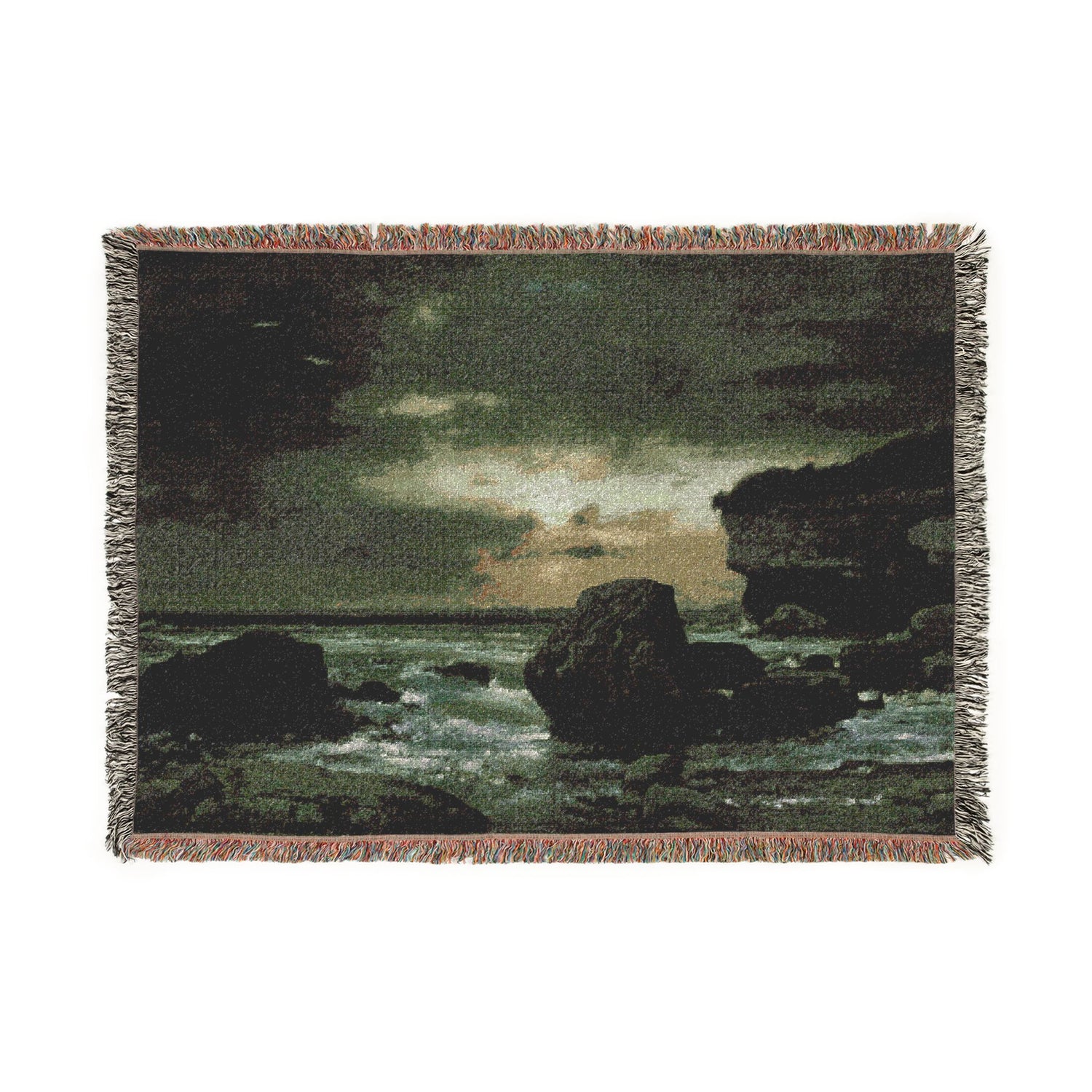 A Marine - George Inness Tapestry Blanket