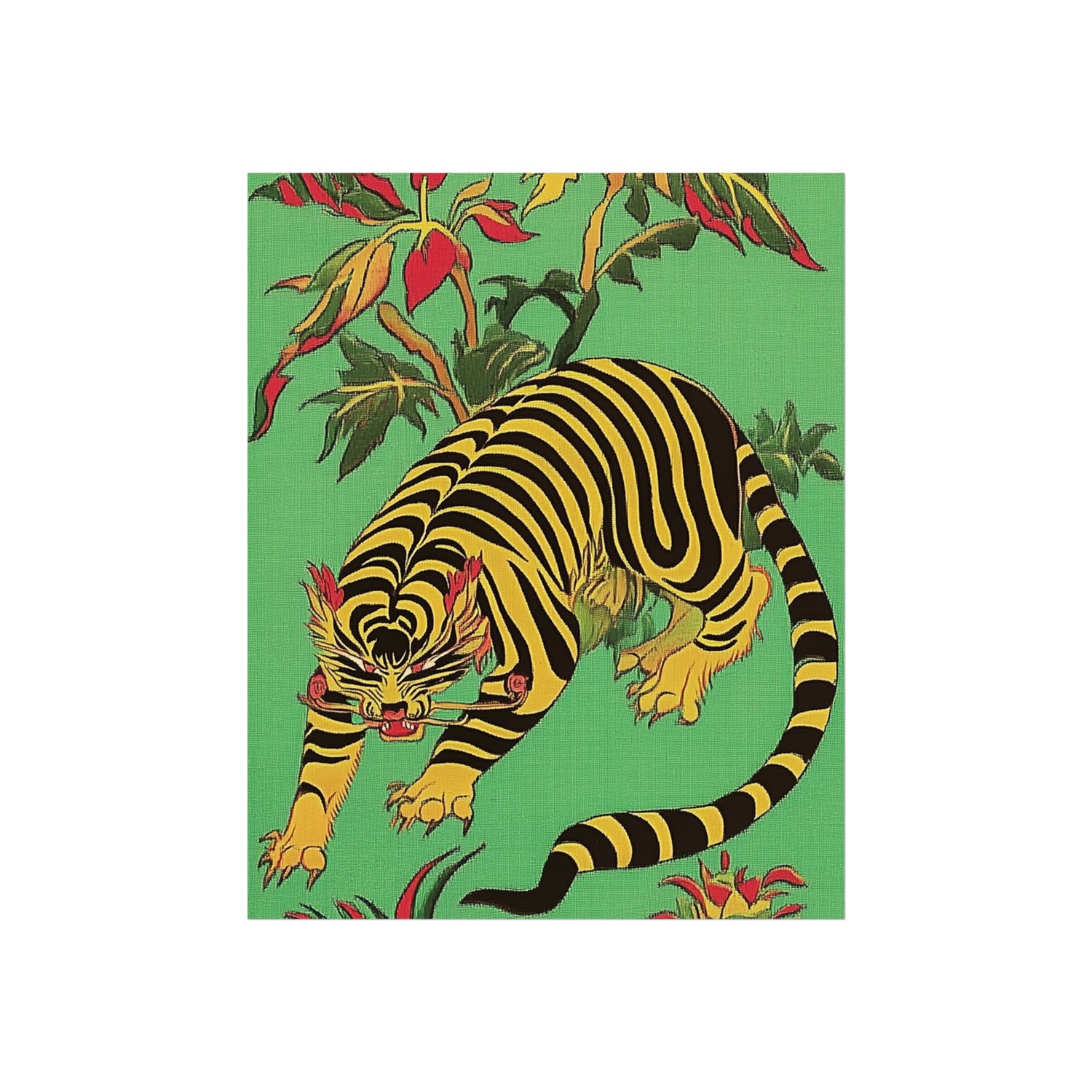 Jungle Guardian Tiger Fine Art Poster