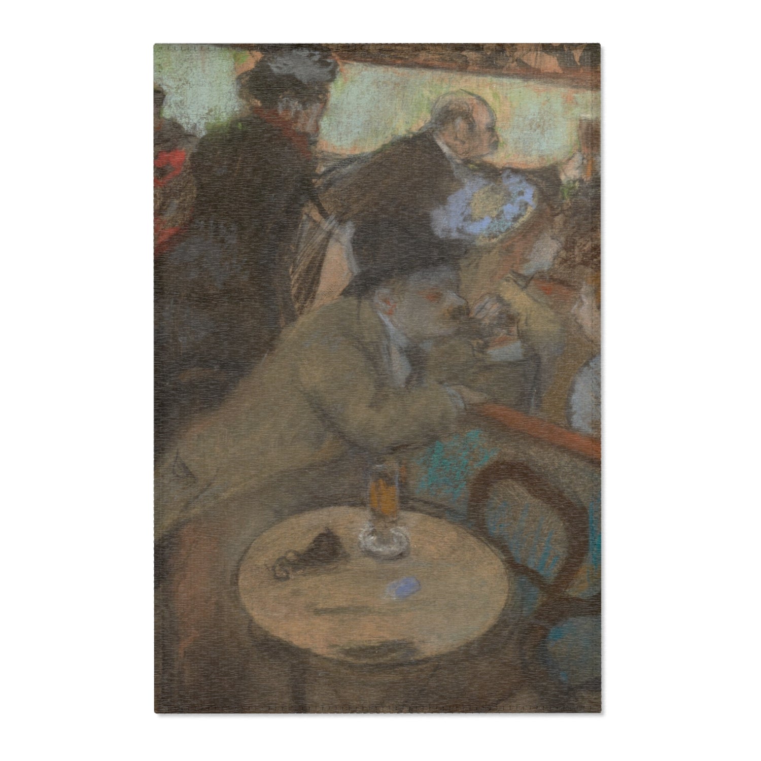 Café-Concert - Hilaire Germain Edgar Degas Area Rug
