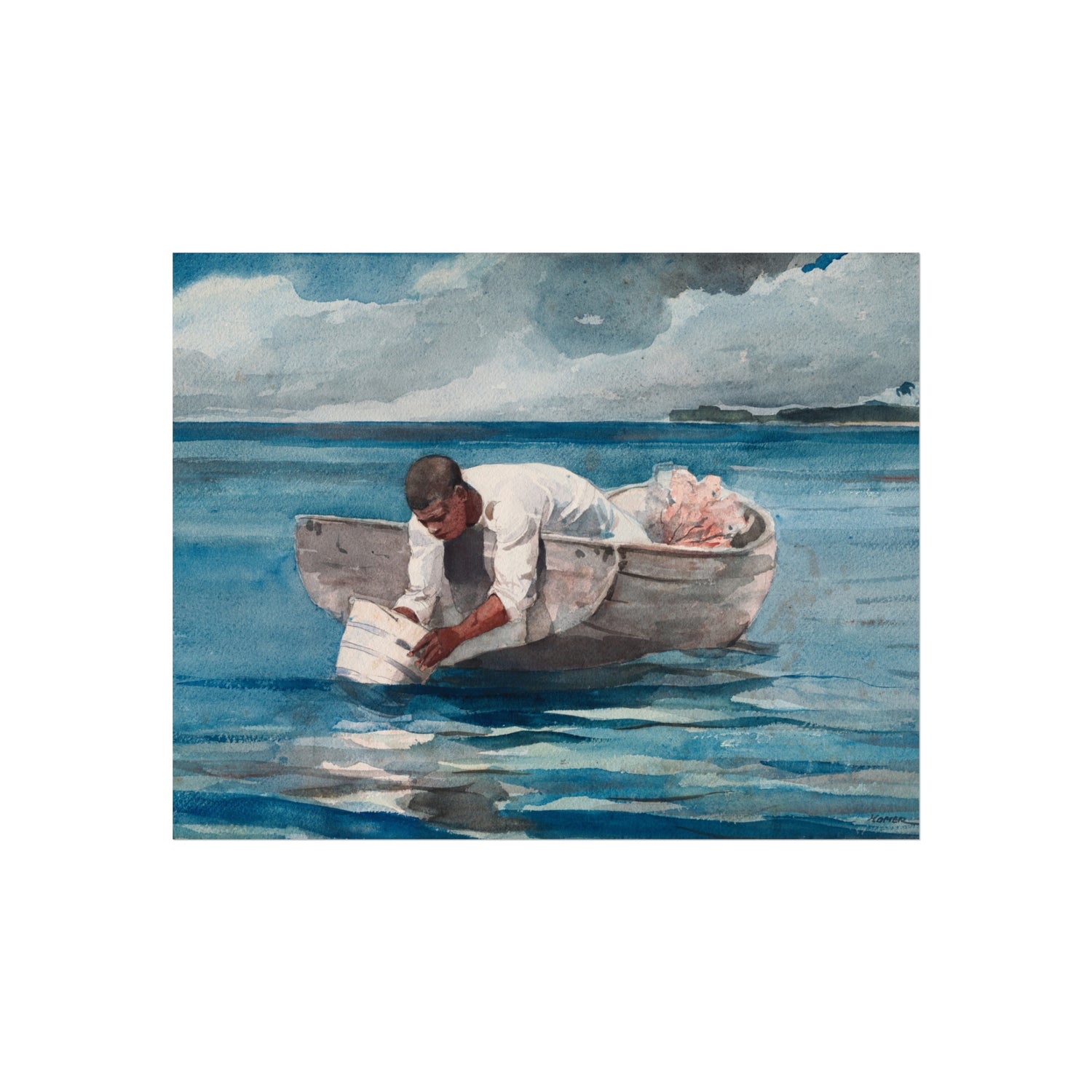Winslow Homer - The Water Fan | Fine Art Poster