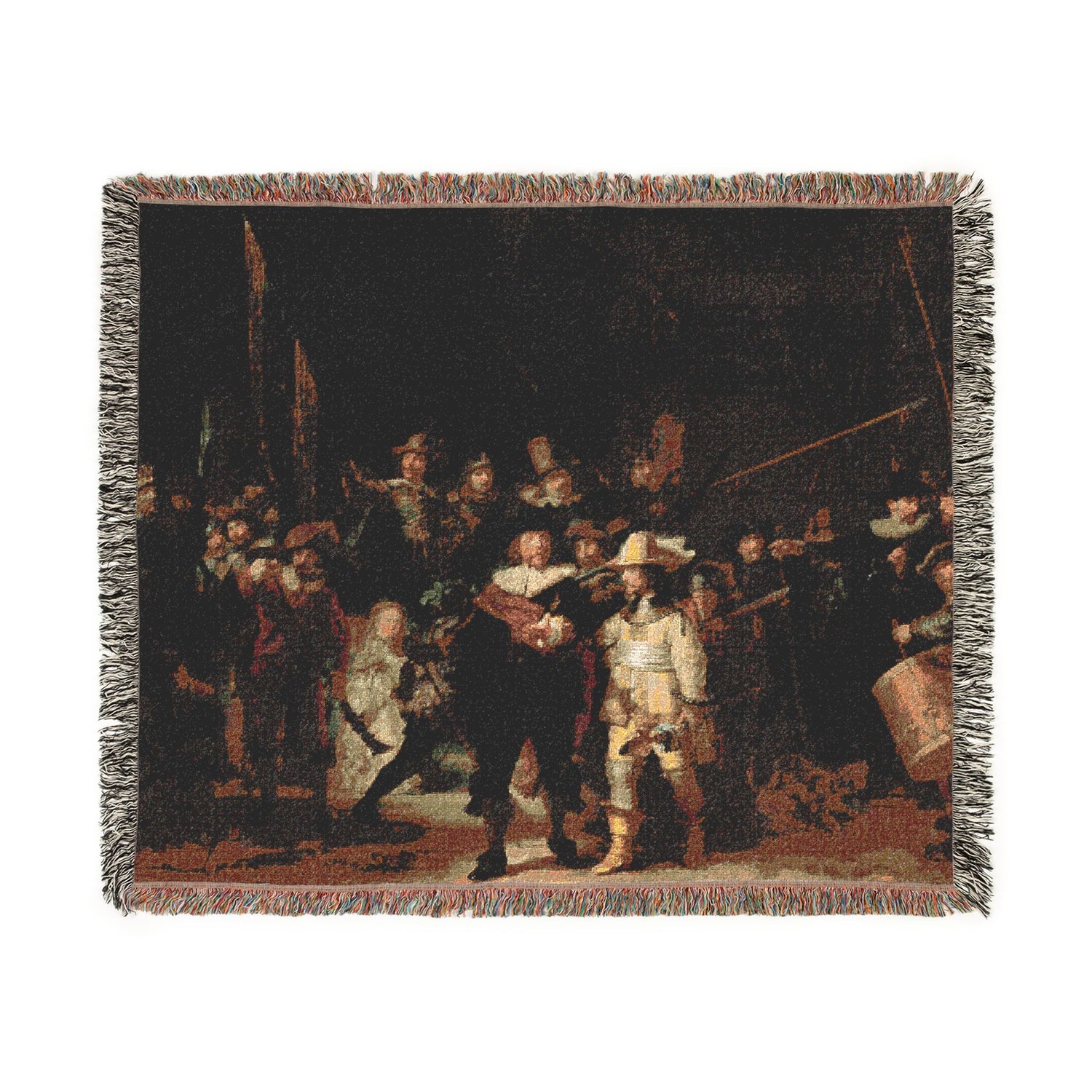 The Night Watch - Rembrandt van Rijn Tapestry Blanket