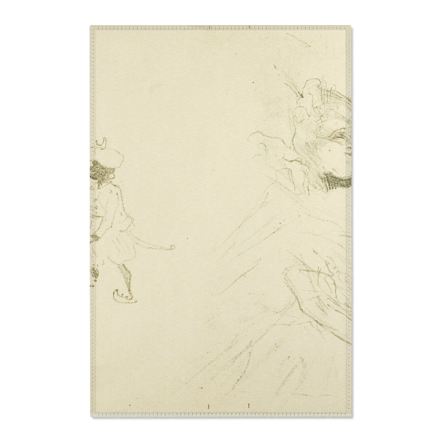 Cover for L'Exemple de Ninon de Lenclos Amoureuse - Henri de Toulouse-Lautrec Area Rug