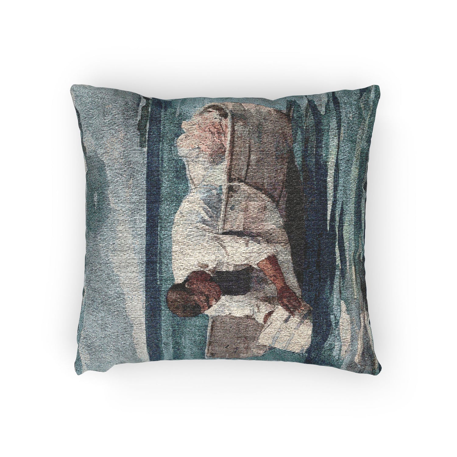 Winslow Homer - The Water Fan | Woven Pillow