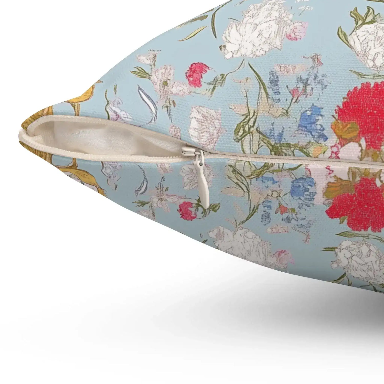 Baroque Blossom Tapestry Throw Pillow