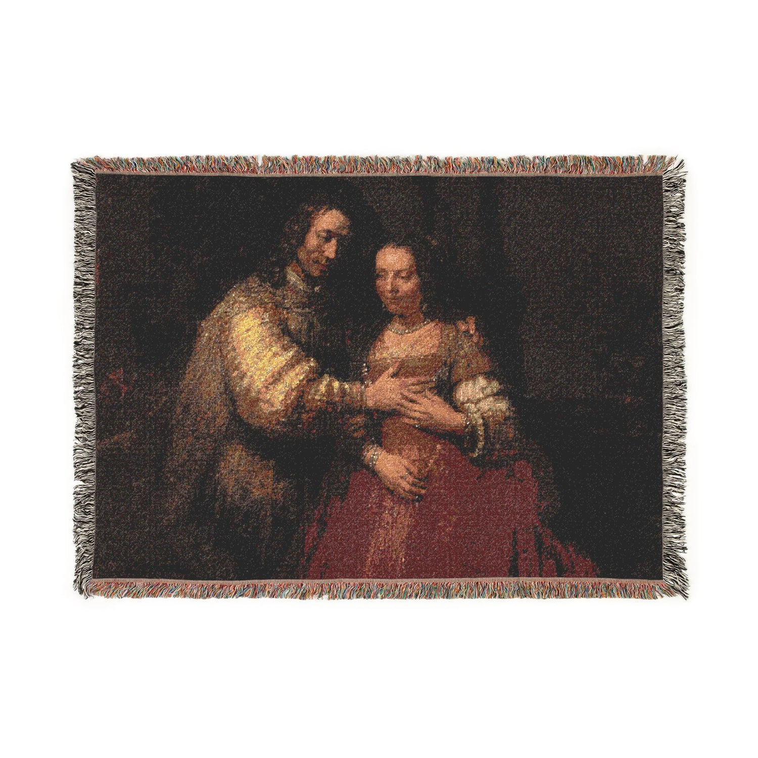 The Jewish Bride - Rembrandt van Rijn Tapestry Blanket