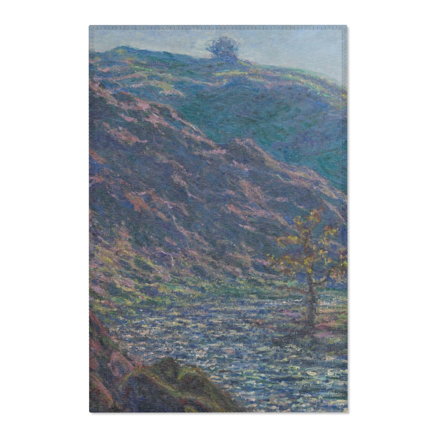 The Petite Creuse River - Claude Monet Area Rug