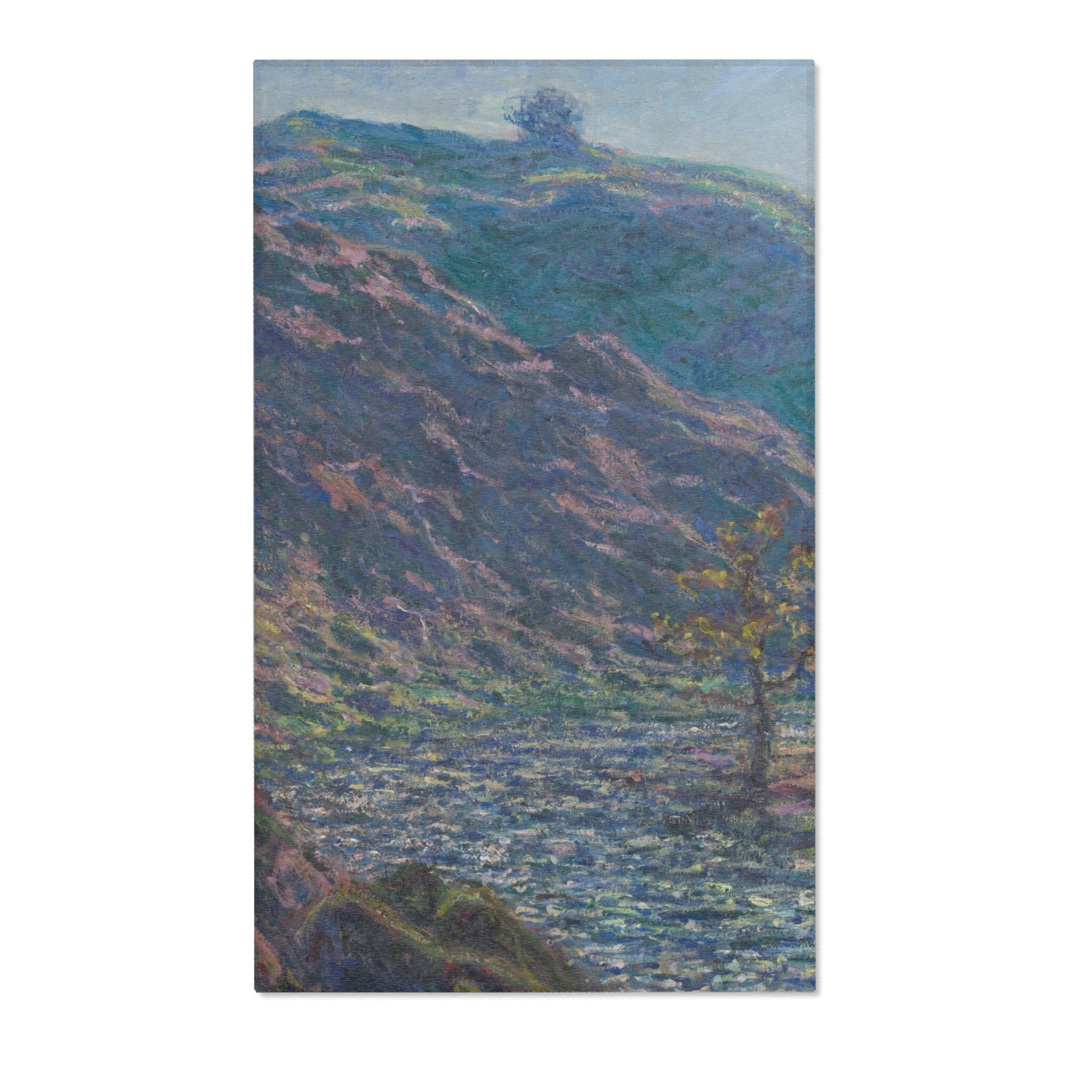 The Petite Creuse River - Claude Monet Area Rug