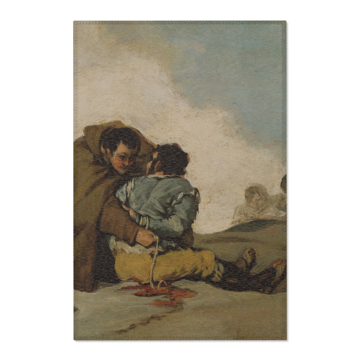 Friar Pedro Binds El Maragato - Francisco José de Goya y Lucientes Area Rug