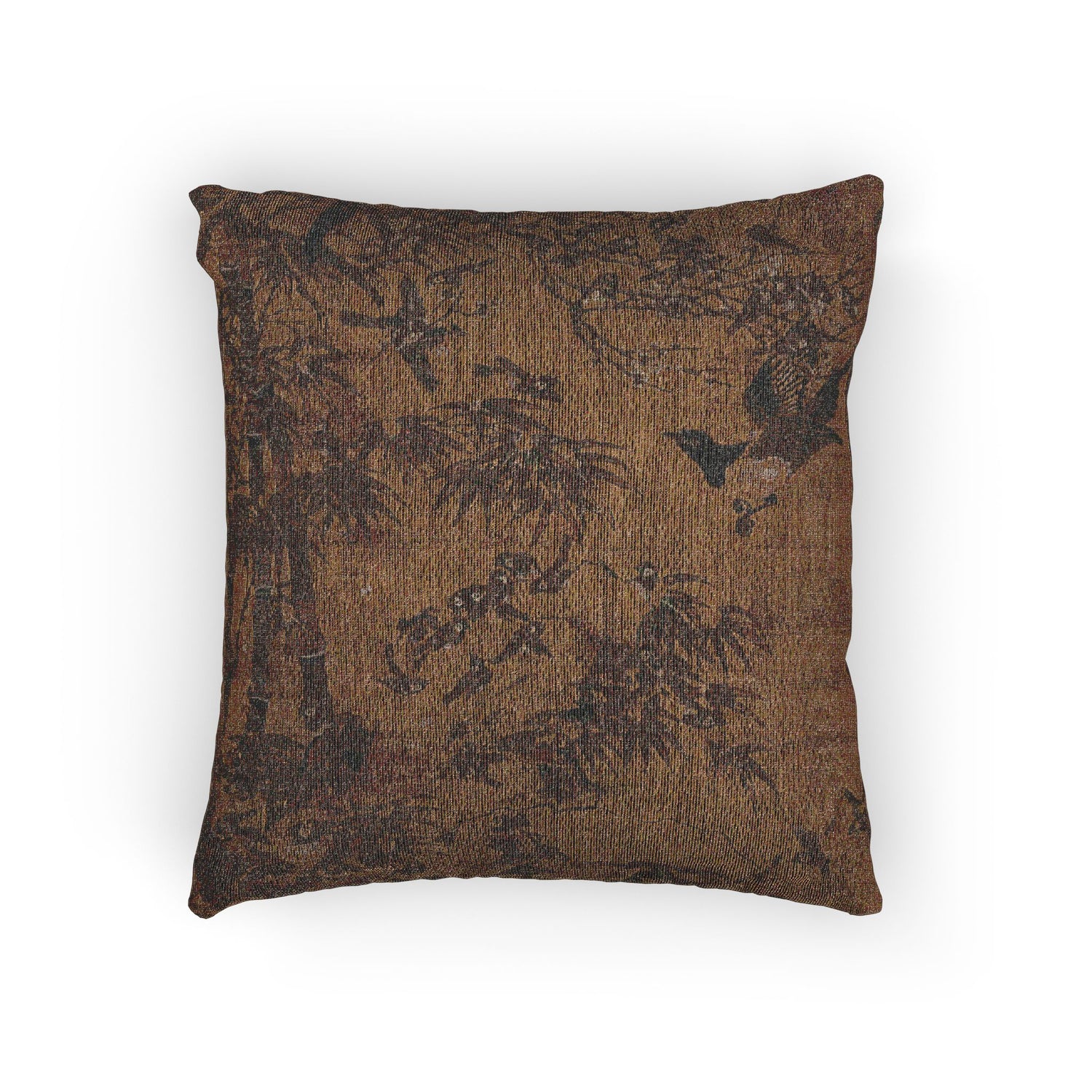 065_a-hundred-birds-and-the-three-friends | Woven Pillow - MAIA HOMES