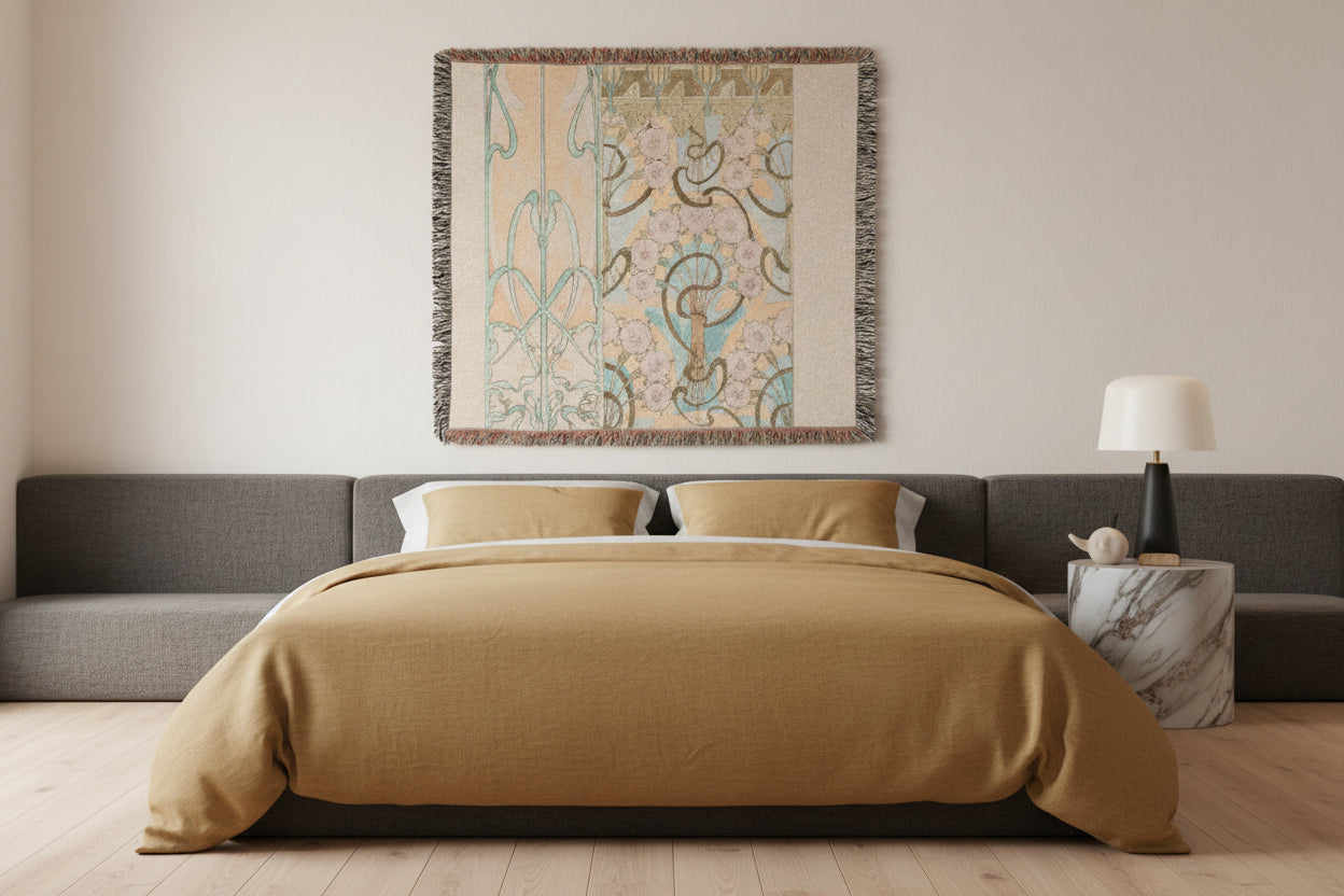 Ornament - Alphonse Mucha Tapestry Blanket