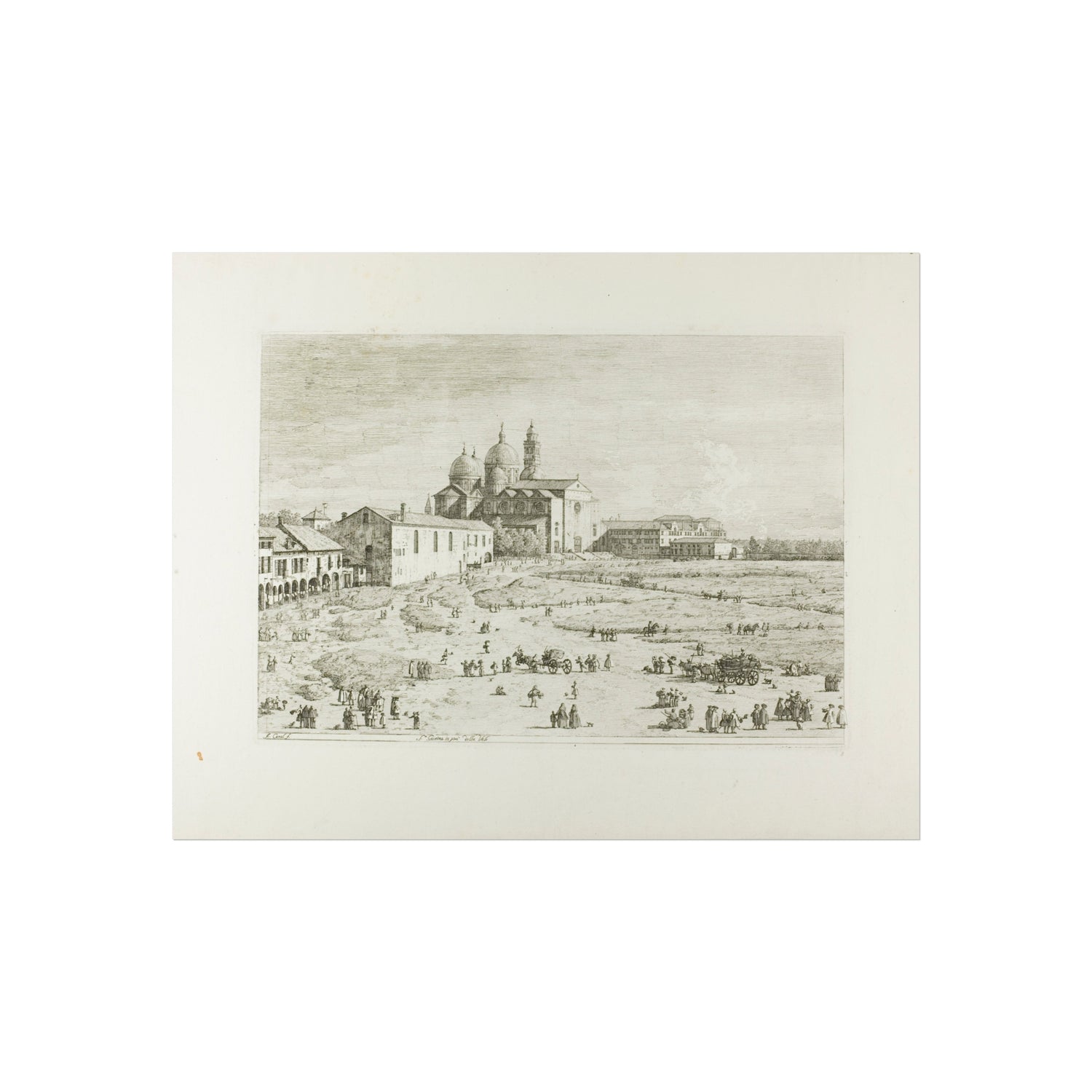 S. Giustina in Prà della Vale - Canaletto Fine Art Poster
