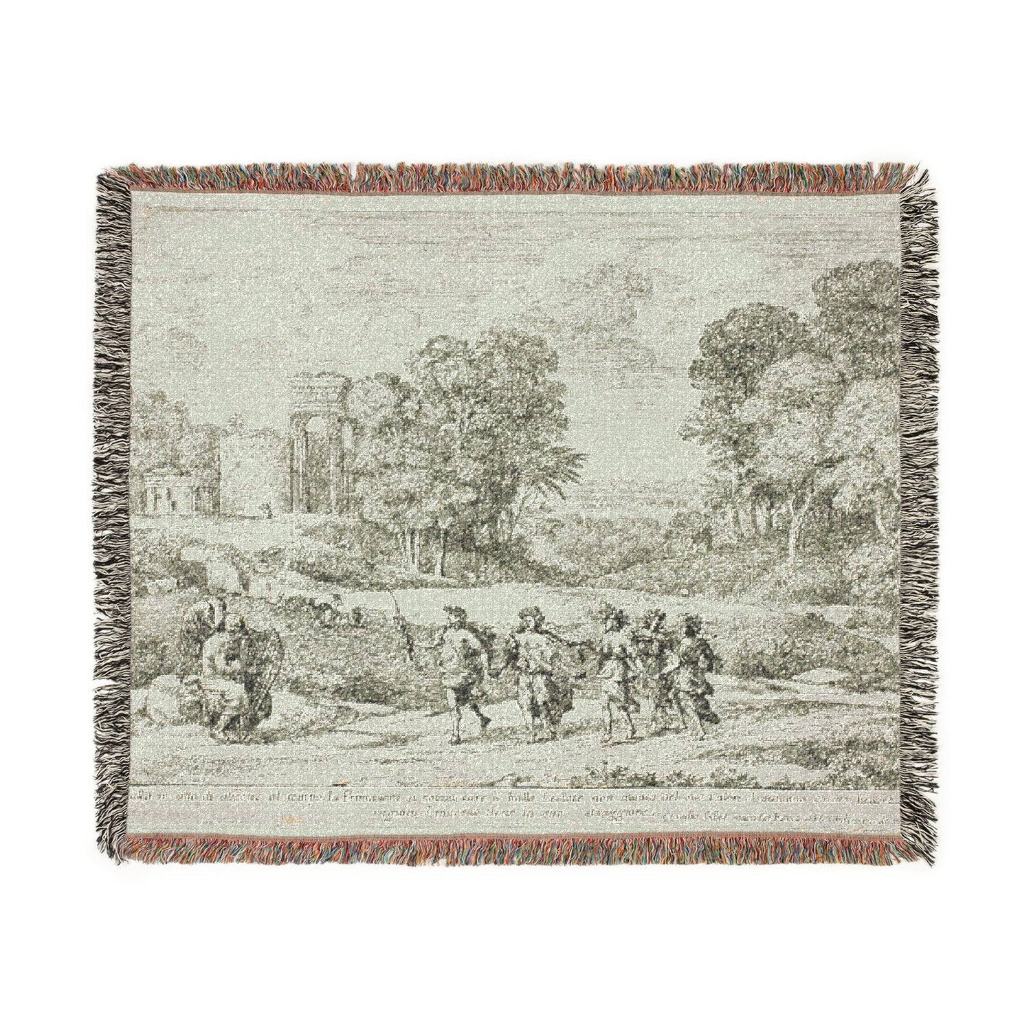 Time, Apollo and the Seasons - Claude Lorrain Tapestry Blanket