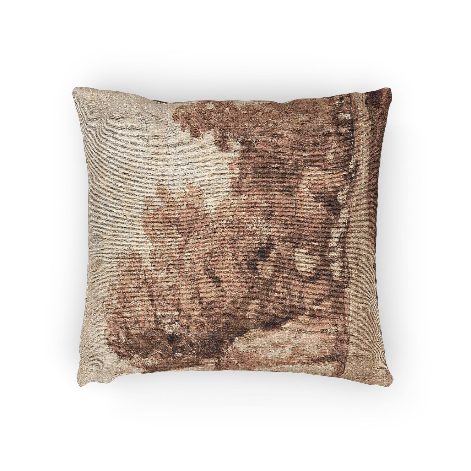 A Rocky Hillside - Claude Lorrain Pillow
