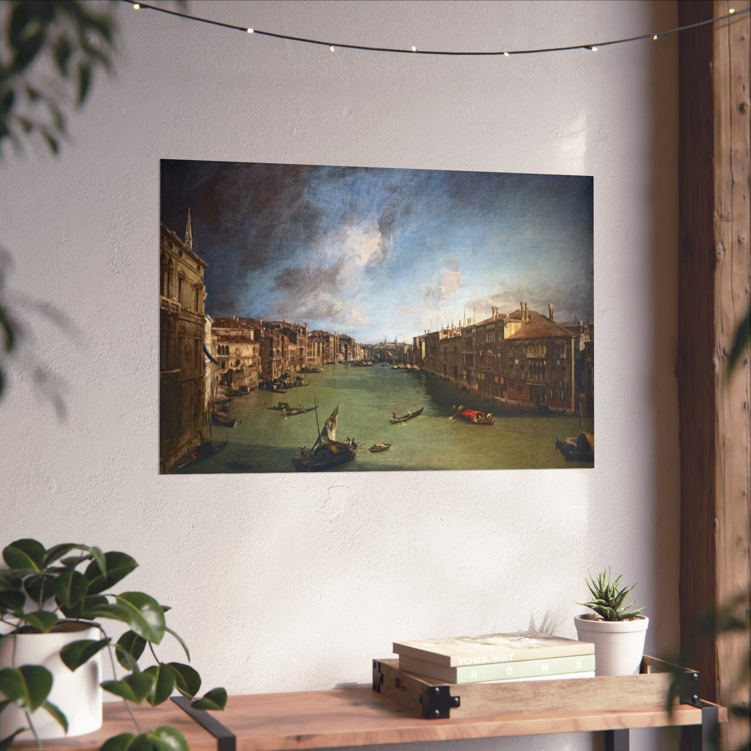 Canal Grande da Palazzo Balbi a Rialto - Canaletto Fine Art Poster