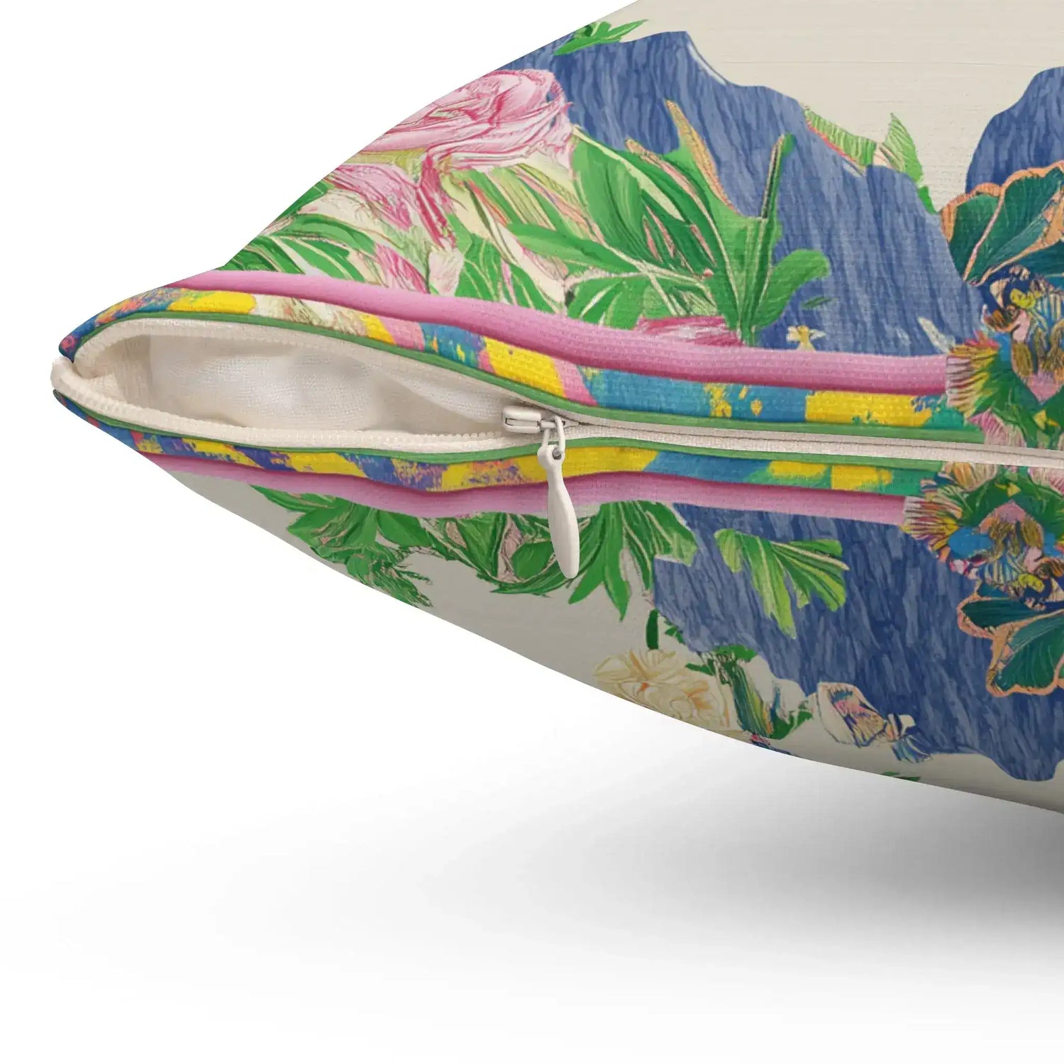 Floral Vista Flight Throw Pillow