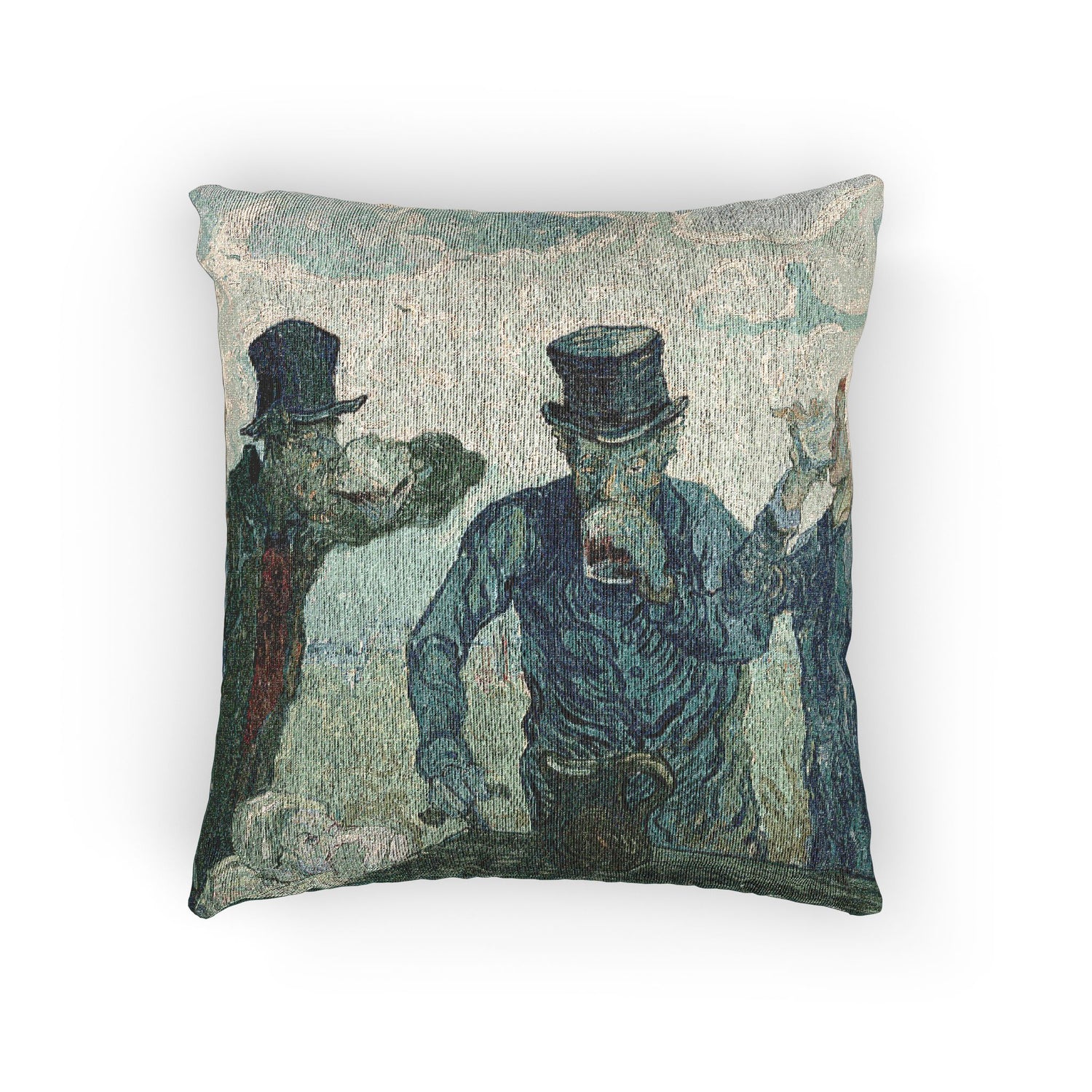 Vincent van Gogh - The Drinkers | Woven Pillow