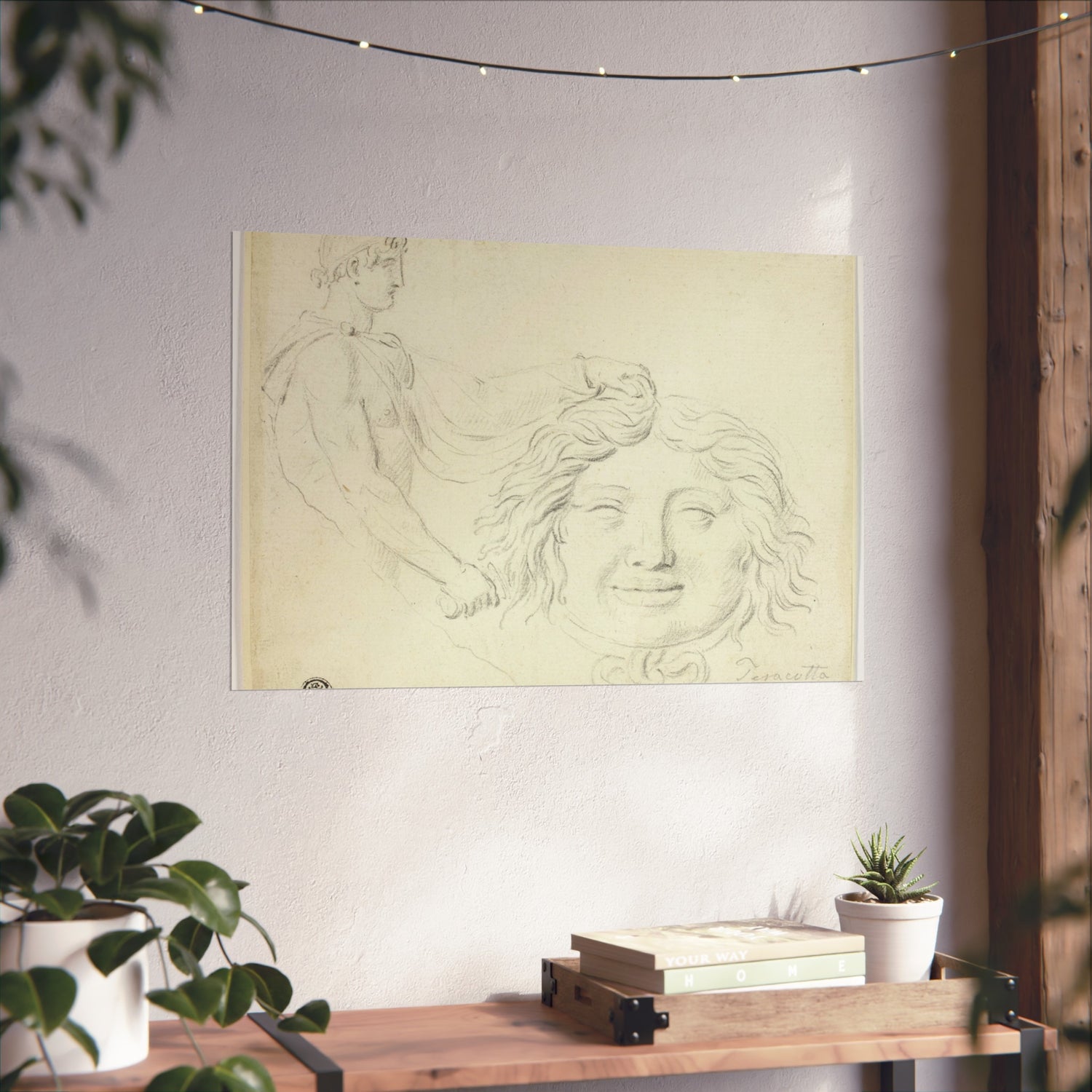 Perseus and the Gorgon's Head - Jacques Louis David Fine Art Poster