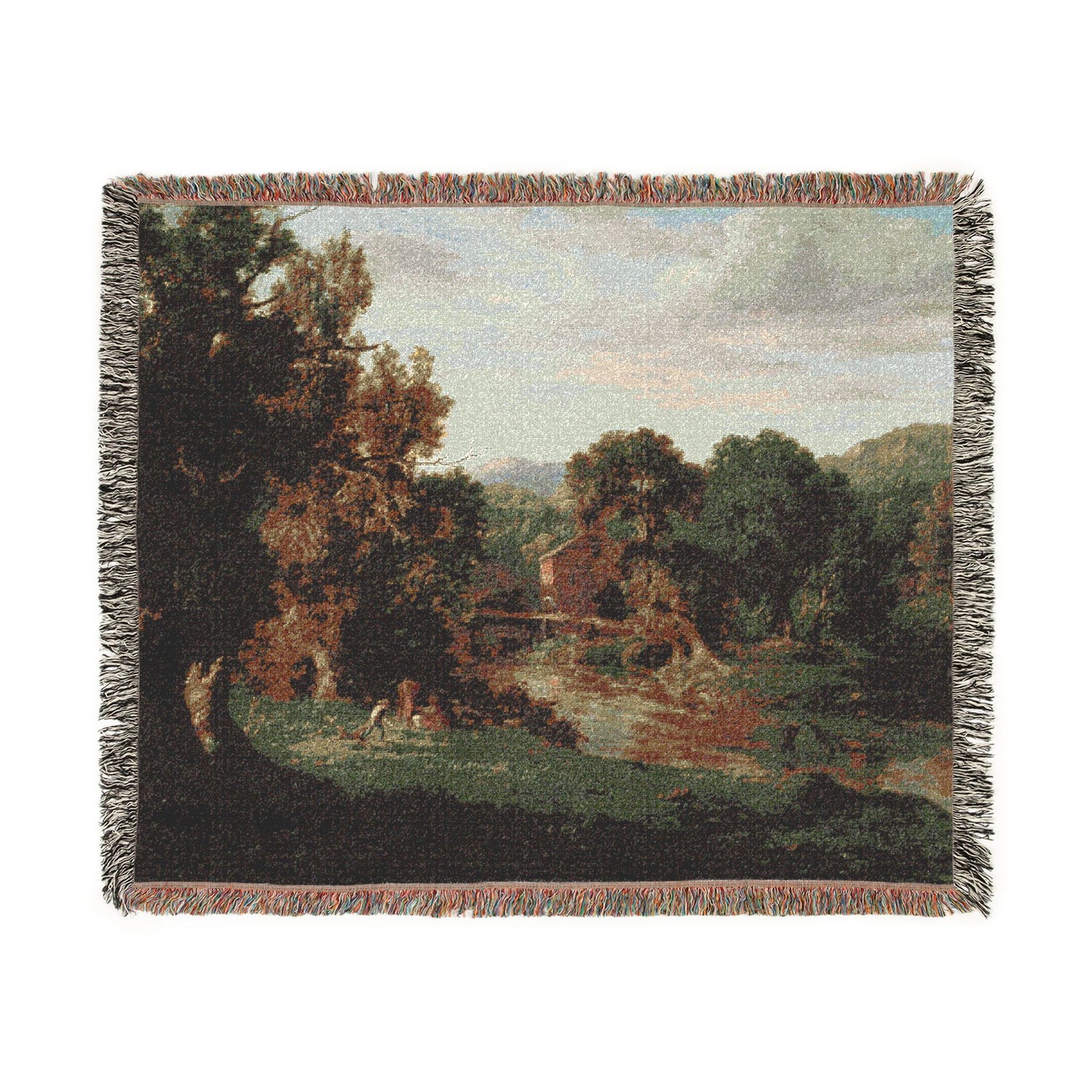 The Old Mill - George Inness Tapestry Blanket