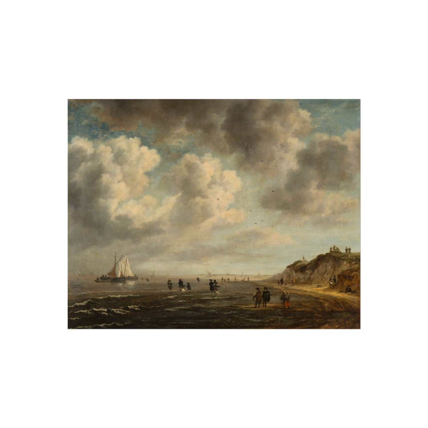 Beach View - Jacob van Ruisdael Fine Art Poster