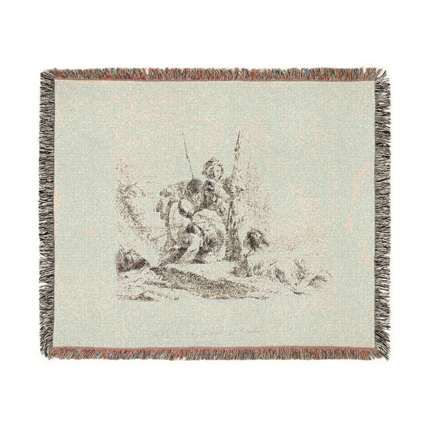 Three Soldiers and a Boy - Giovanni Battista Tiepolo Tapestry Blanket