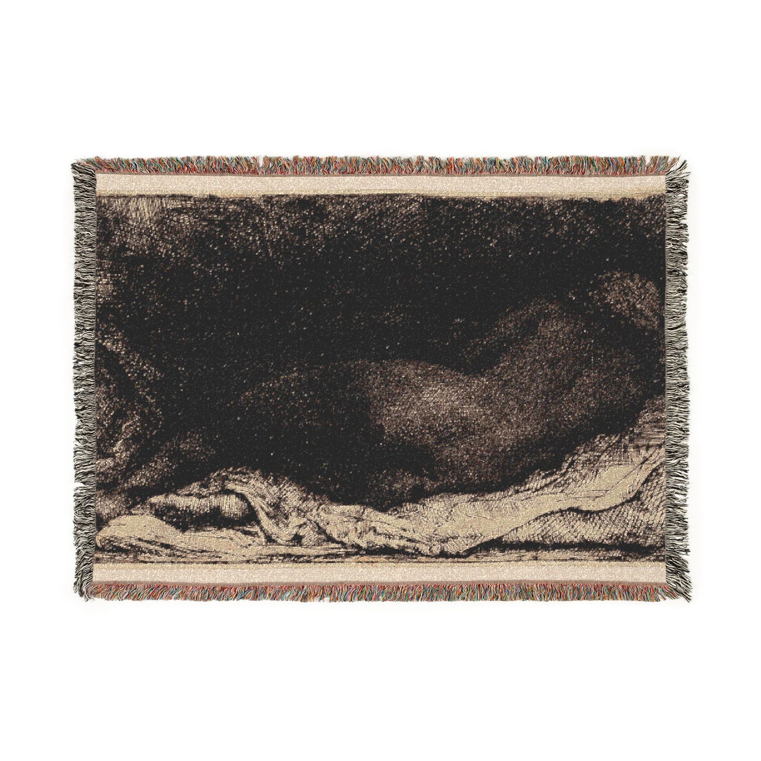 Reclining Female Nude - Rembrandt van Rijn Tapestry Blanket