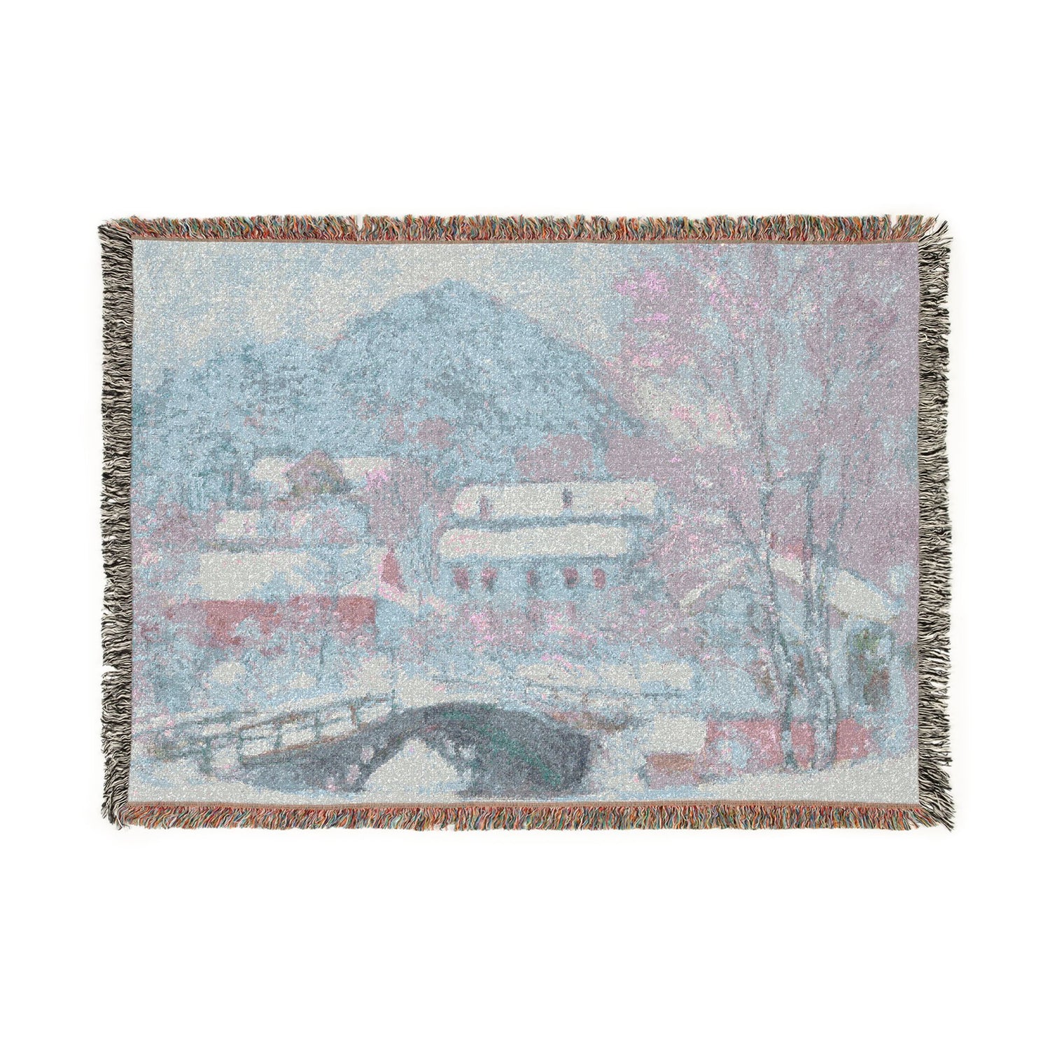 Sandvika, Norway - Claude Monet Tapestry Blanket