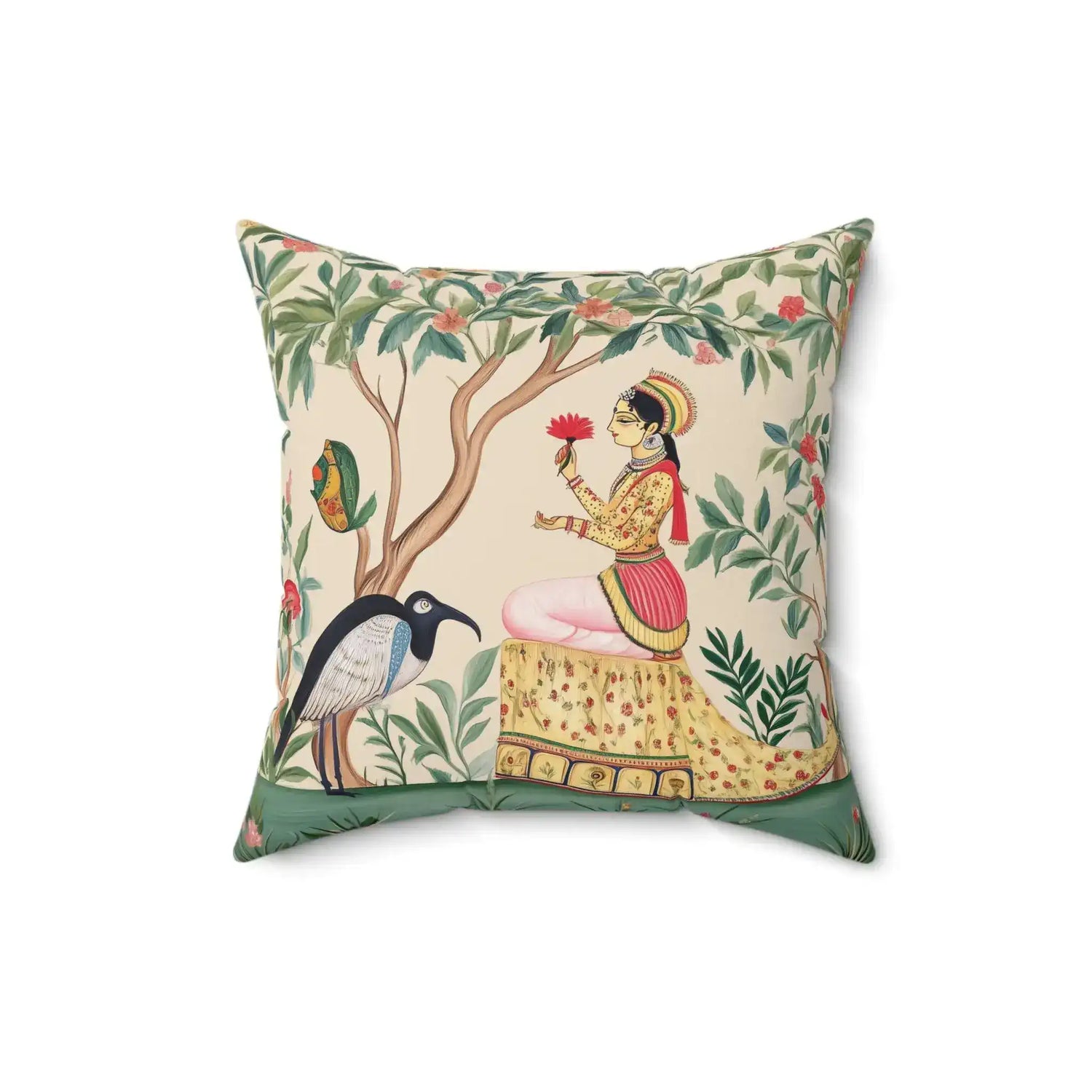 Lotus Reverie Royal Throw Pillow