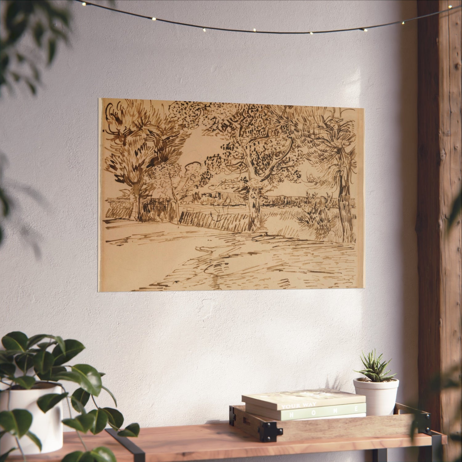 Landscape at Arles - Vincent van Gogh Fine Art Poster