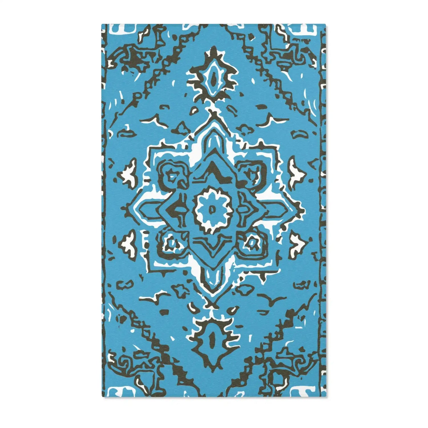 Ocean Echo Medallion Accent Rug