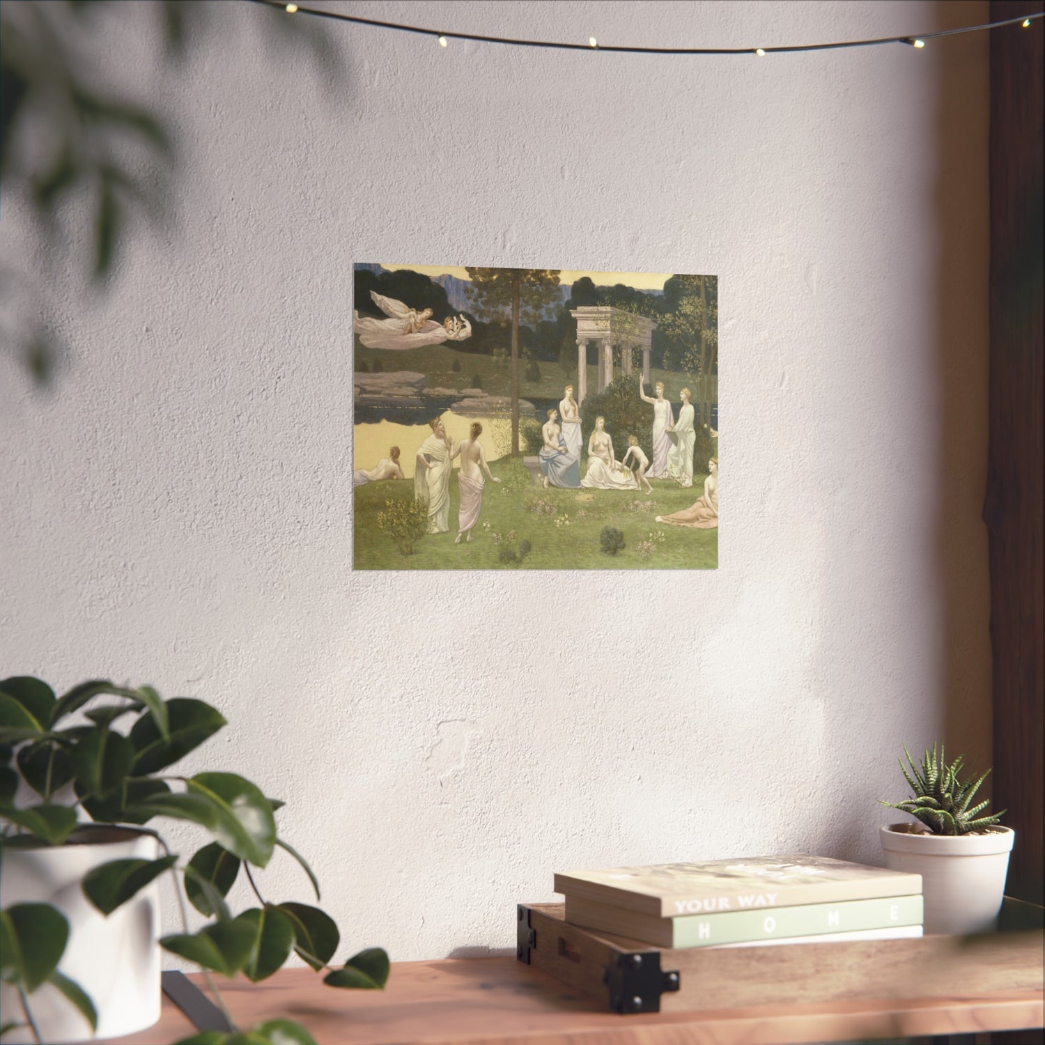 The Sacred Grove, Beloved of the Arts and the Muses - Pierre Puvis de Chavannes Fine Art Poster