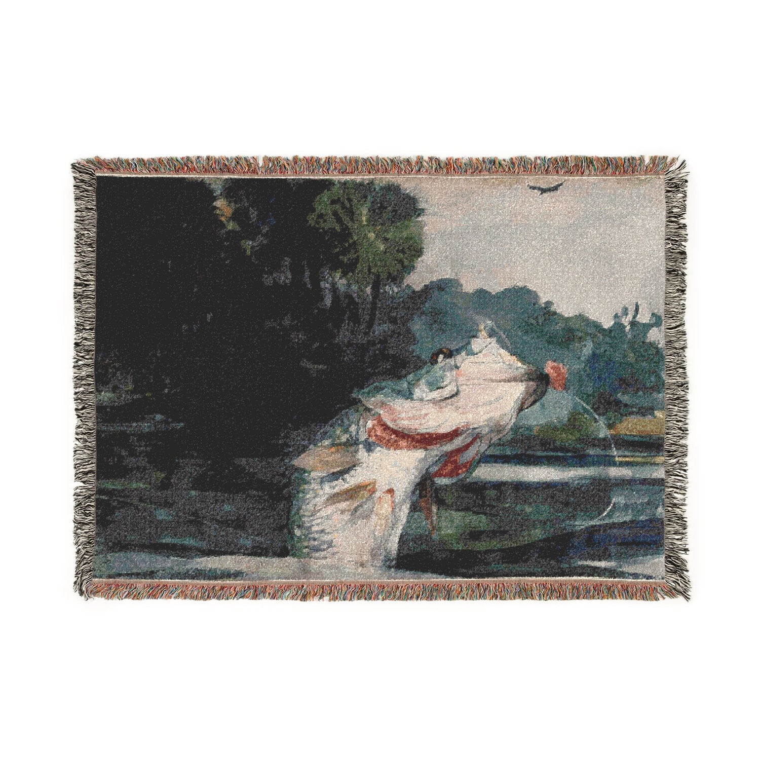 Life-Size Black Bass - Winslow Homer Tapestry Blanket