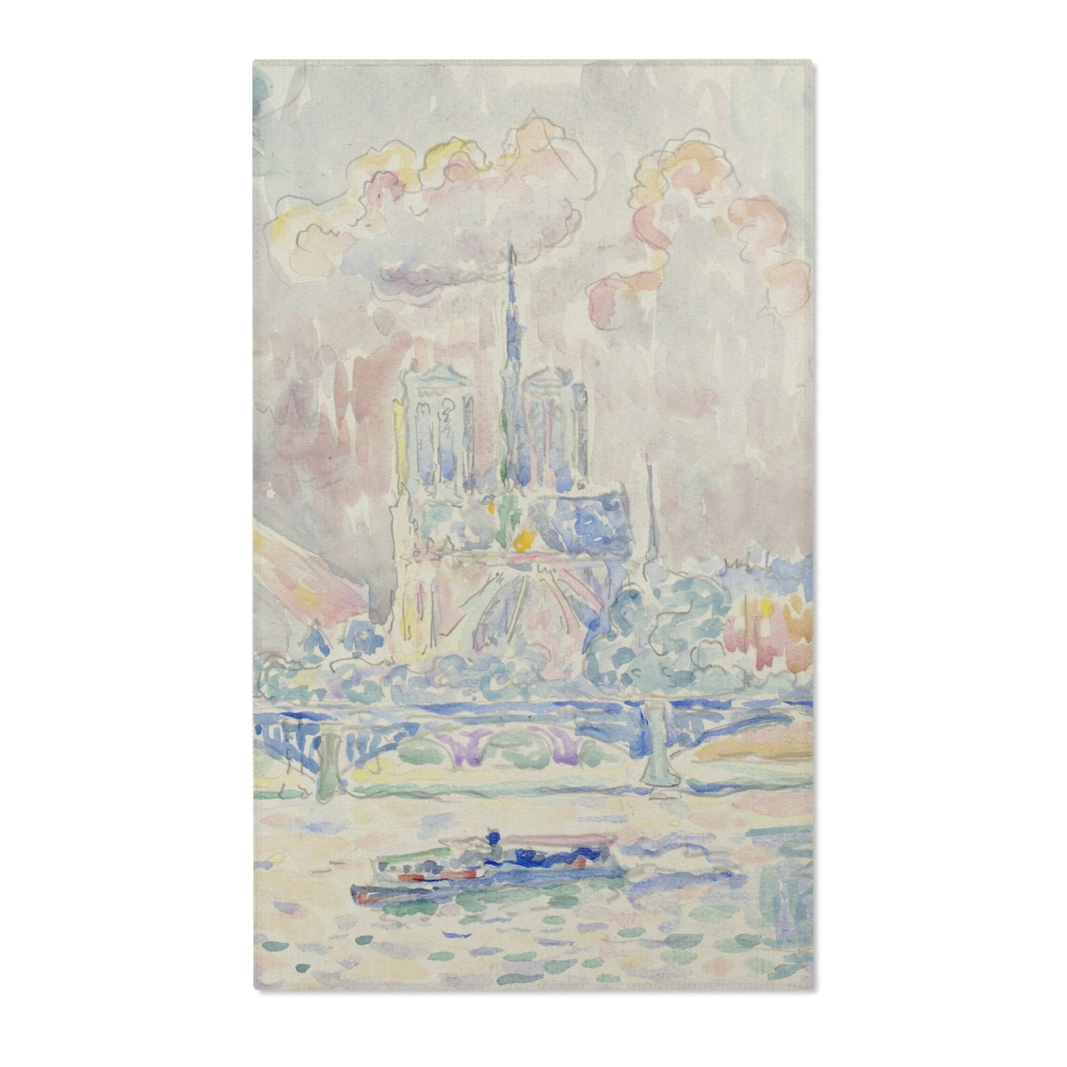Notre Dame - Paul Signac Area Rug