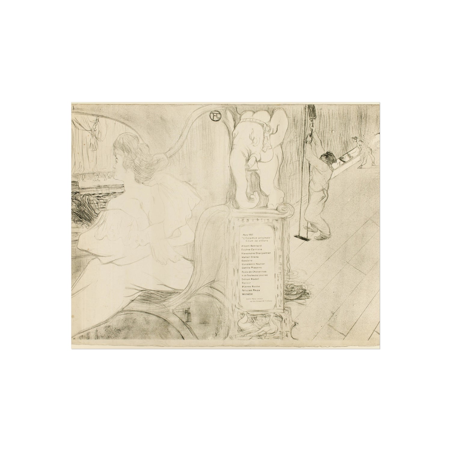 Henri de Toulouse-Lautrec - Cover for L'Estampe originale | Fine Art Poster