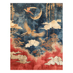 Moonlit Chinoiserie Hand Tufted Rug