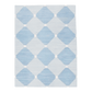 Diamond Blue Classic Dhurrie Cotton Rug