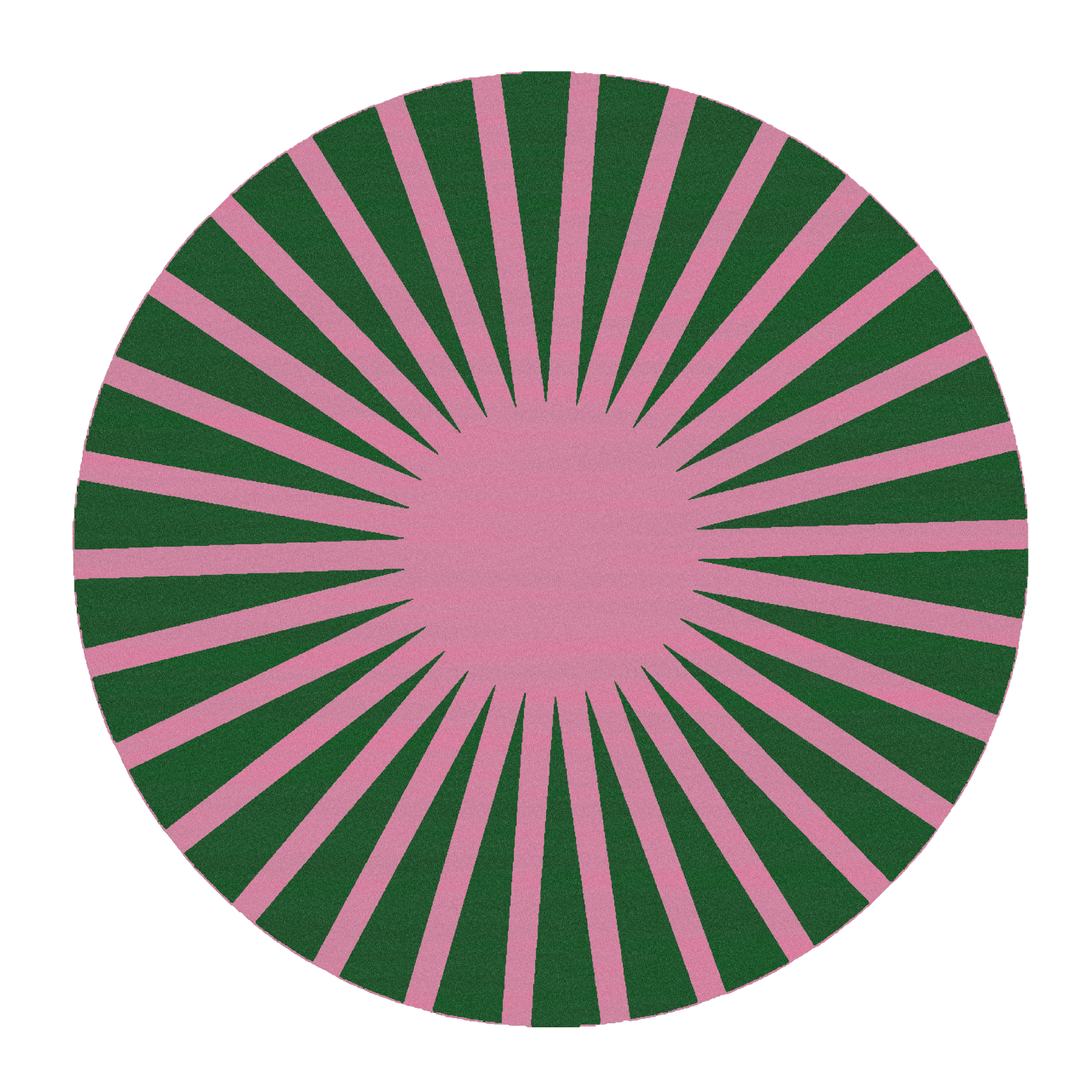 Revitalize your space with the Contemporary Green and Pink Ray Round Hand Tufted Wool Rug. Handcrafted with care, its vibrant colors and modern design add a touch of elegance to any room. Experience comfort and style with this exquisite statement piece