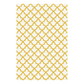 The Golden Art Deco Scale White Tufted Rug is a refined and stylish addition to your home decor. Meticulously crafted, this tufted rug features an Art Deco-inspired design with intricate golden scale-like patterns set against a clean and crisp white background.