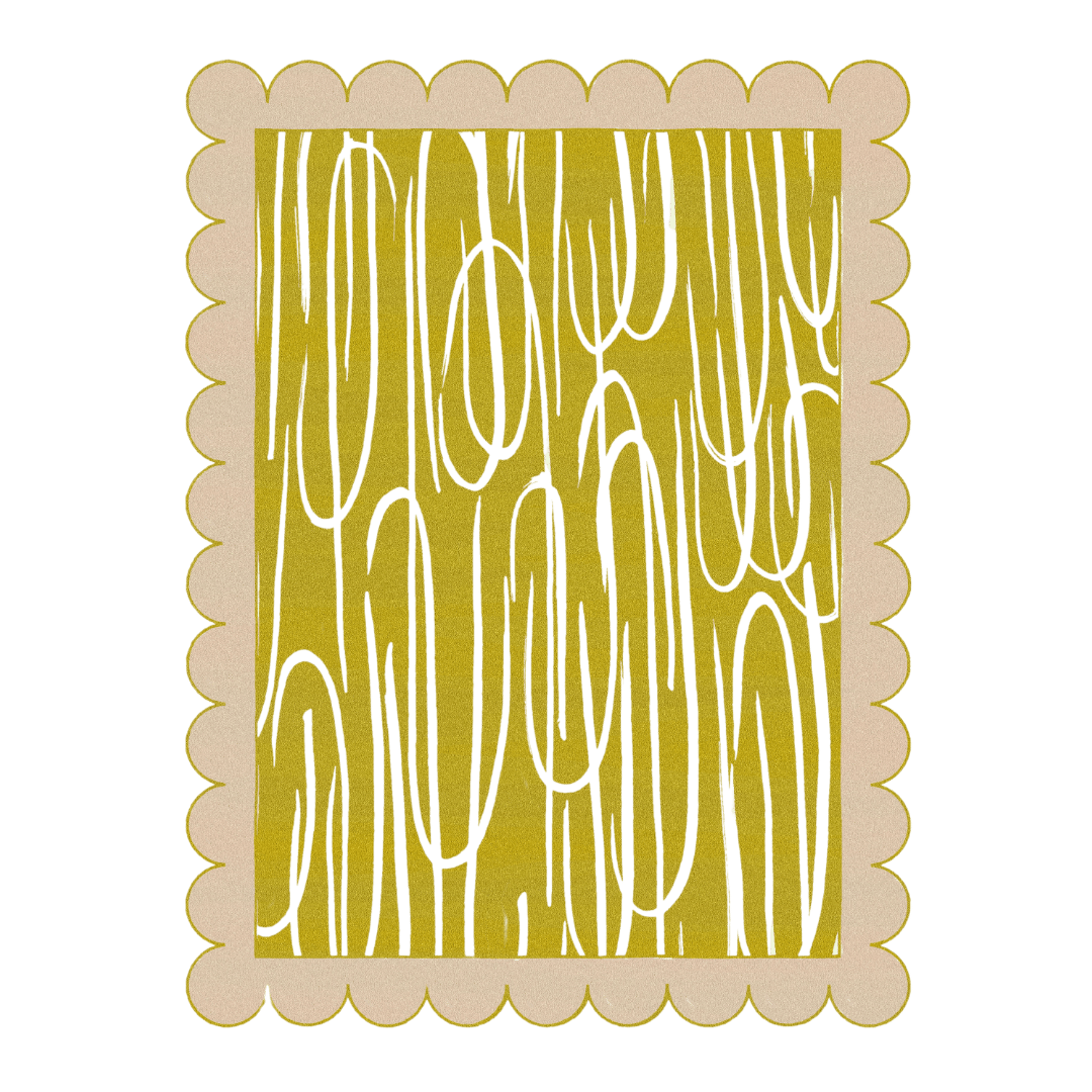 The Khaki Scalloped Contemporary Art Hand Tufted Rug is a modern and sophisticated addition to your home decor. This hand-tufted rug features a contemporary design with scalloped patterns in a chic khaki color.