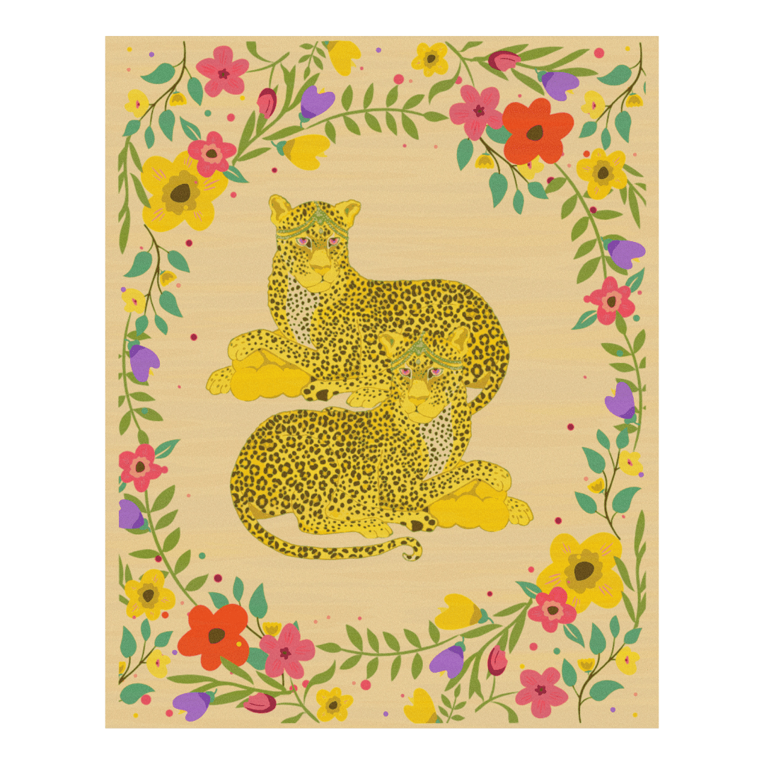 The Yellow Cheetah Twin Floral Hand Tufted Rug is a vibrant and visually striking piece that combines the boldness of cheetah prints with twin floral motifs. Hand-tufted with precision and care, this rug features a captivating design that adds both energy and elegance to your living space.