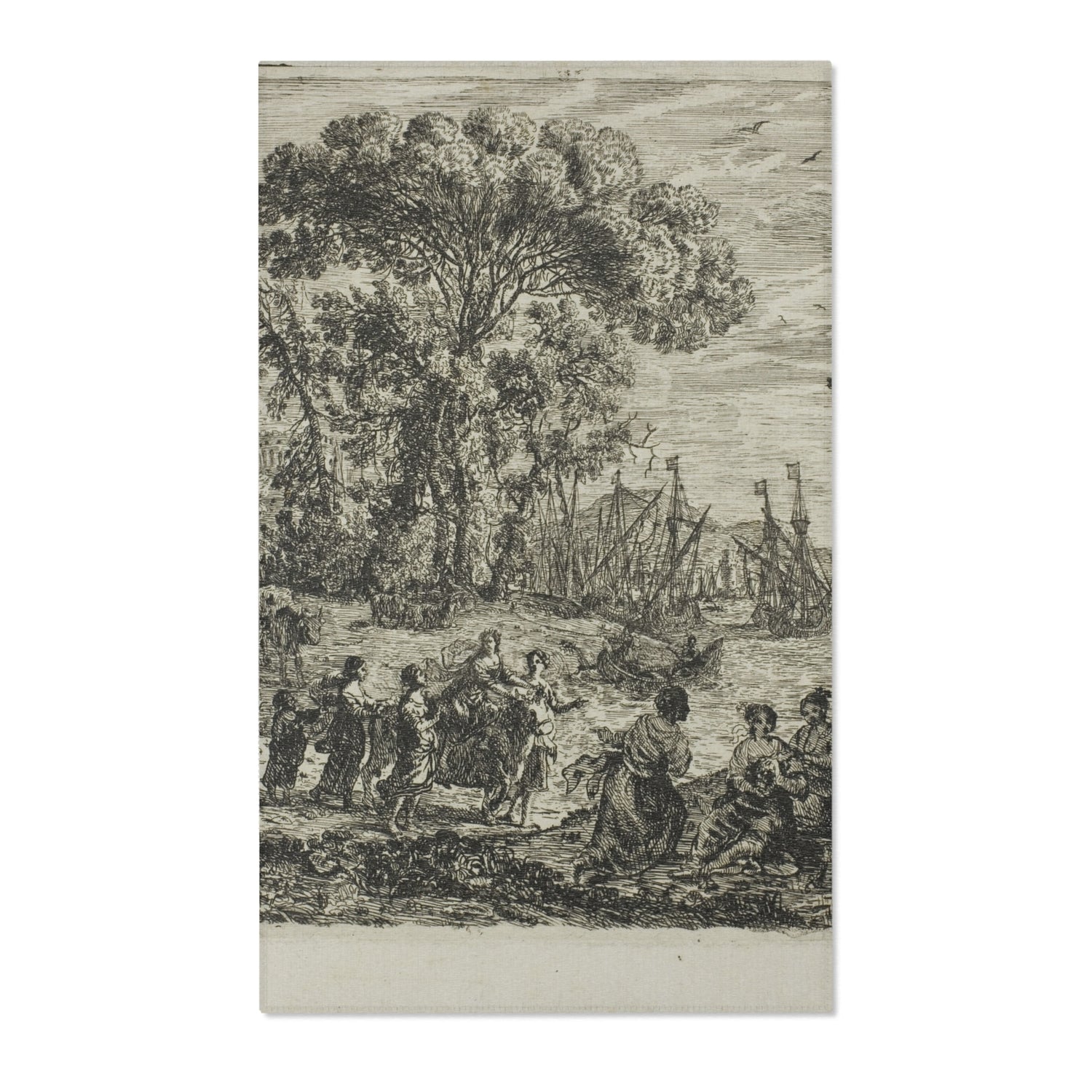The Rape of Europa - Claude Lorrain Area Rug
