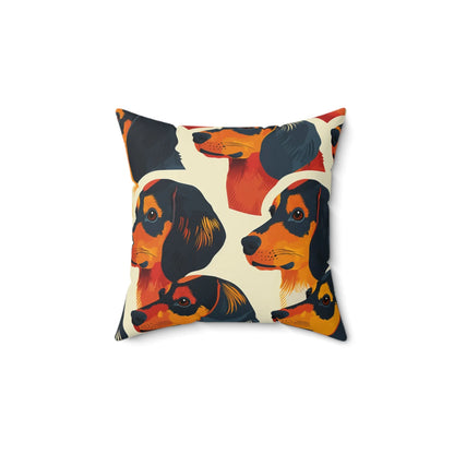 Dapper Dachshund Parade Pillow