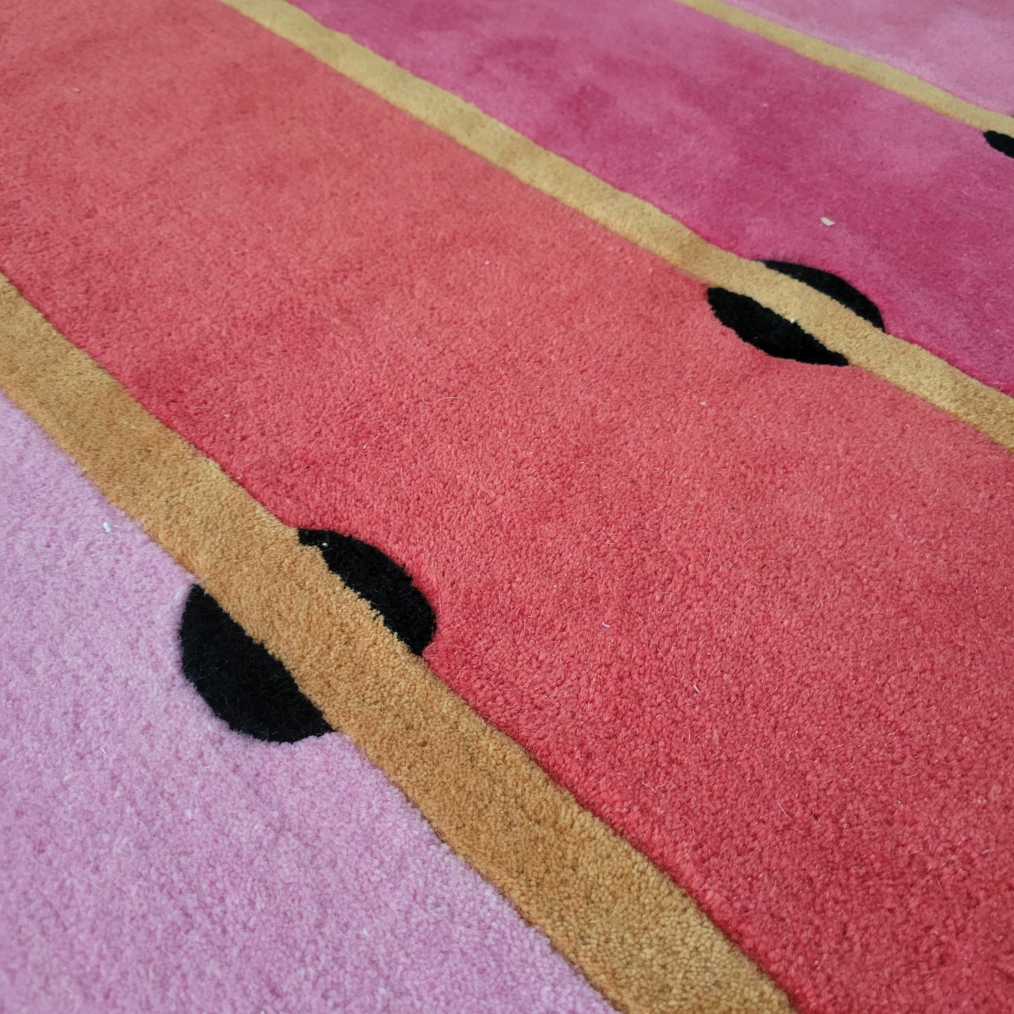 Pink Prism Geometric Hand-Tufted Wool Rug
