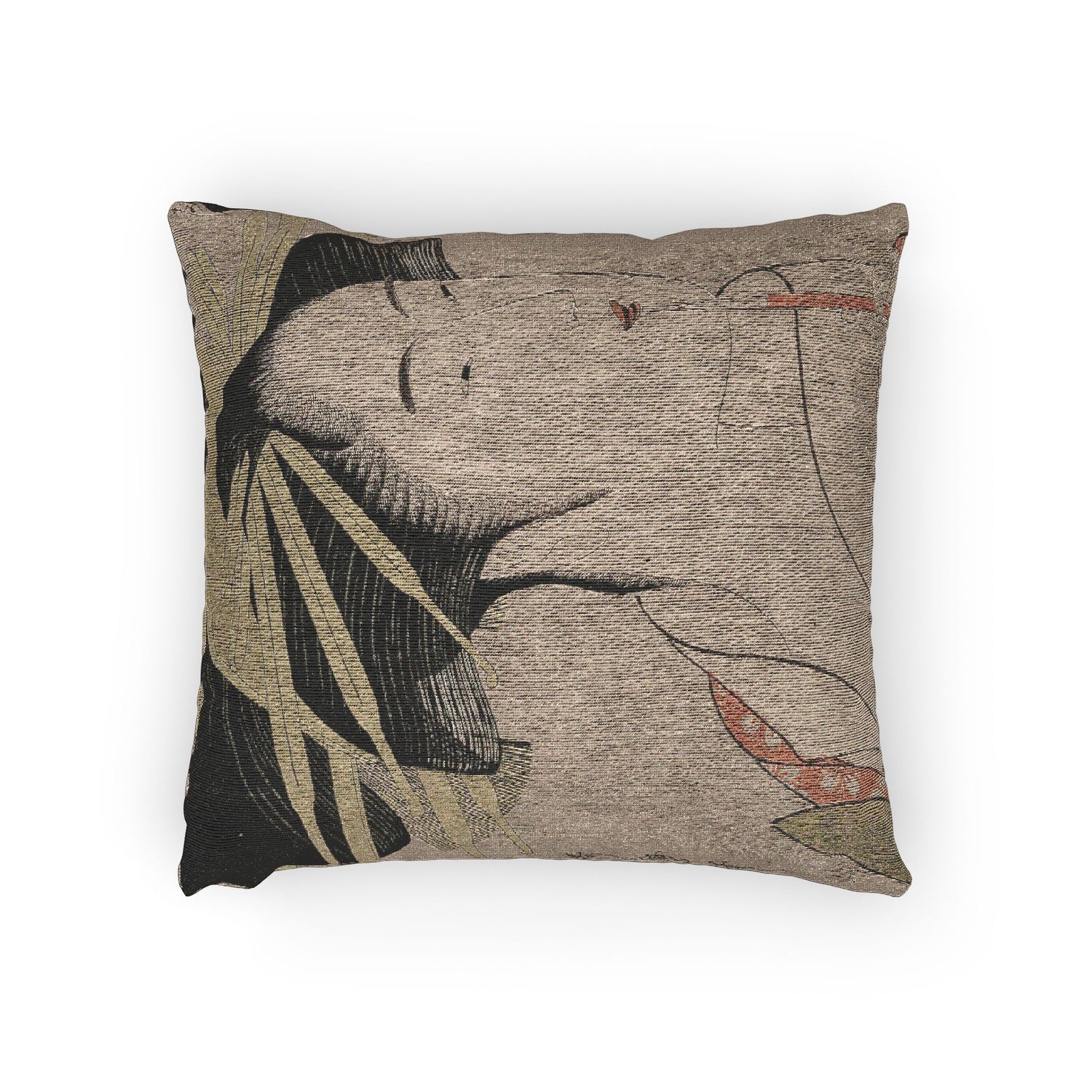 Takigawa of the Ogiya - Kitagawa Utamaro Pillow